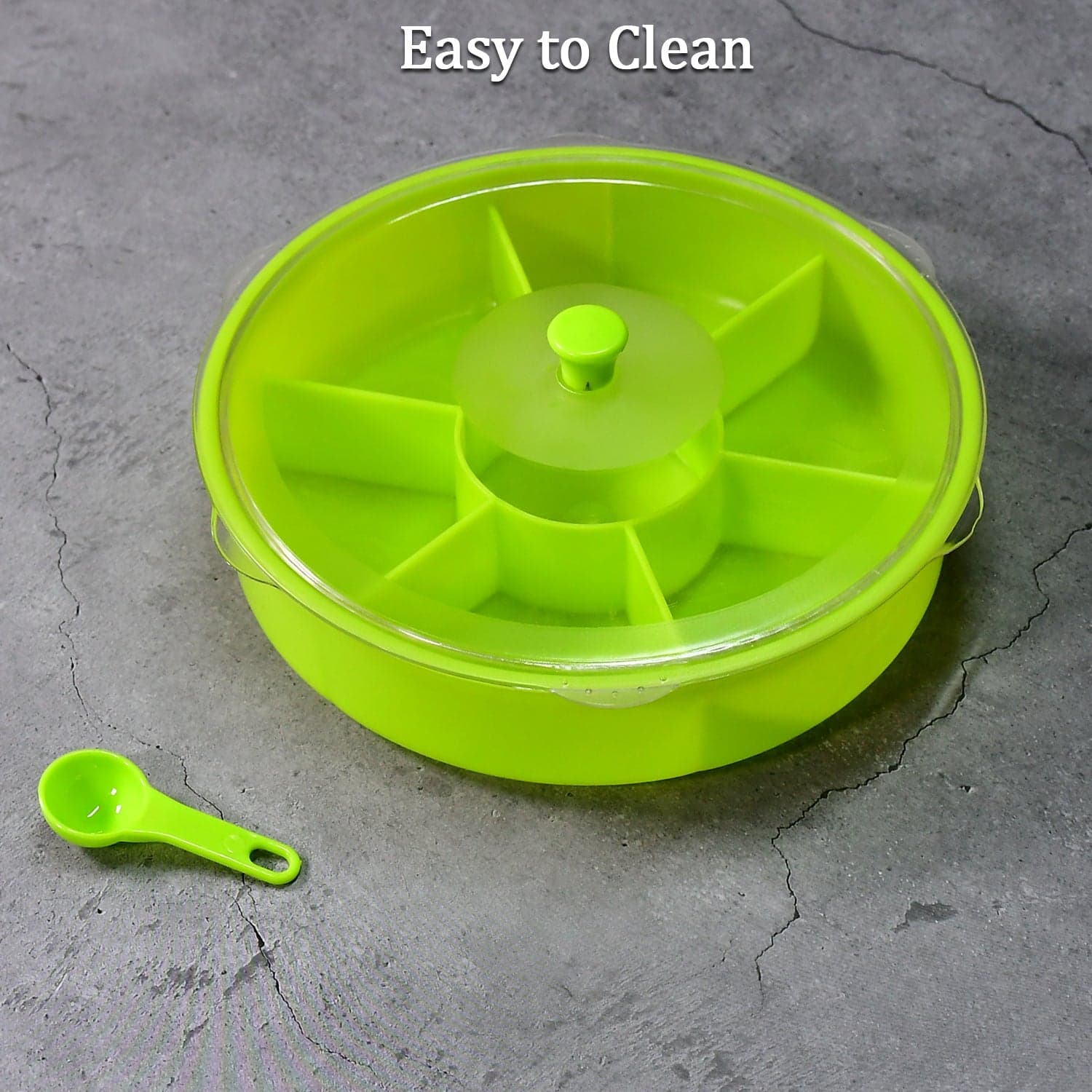 Multipurpose Dry-fruit and masala box with single spoon. thumbnail 8