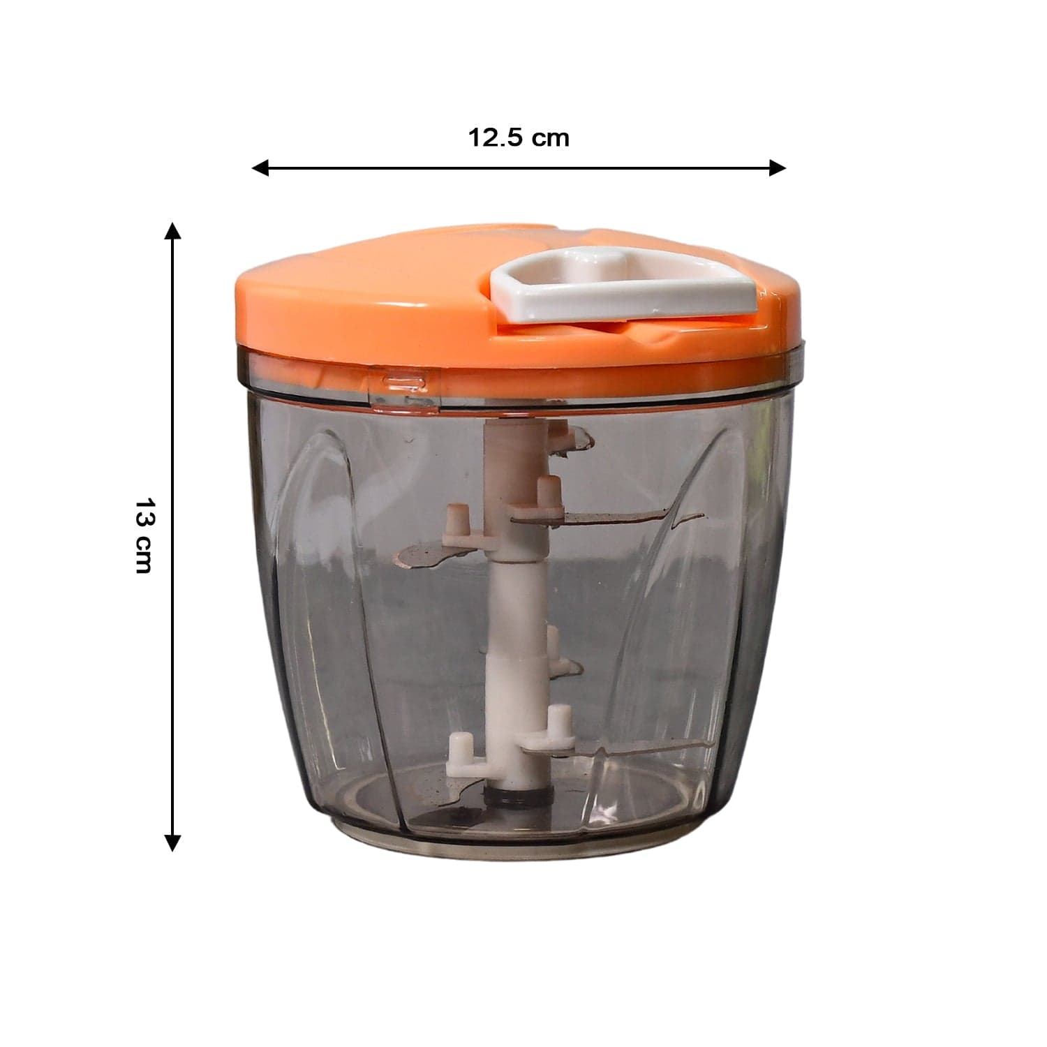 6 BLADE 2IN1 MANUAL FOOD CHOPPER, COMPACT & POWERFUL HAND HELD VEGETABLE CHOPPER (1000Ml) thumbnail 6
