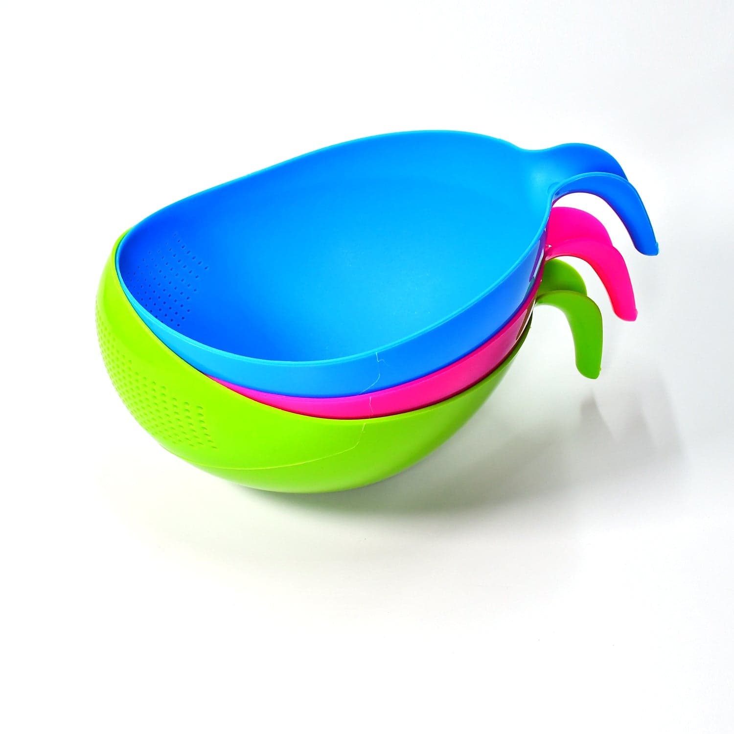 Plastic Rice Bowl / Food Strainer Thick Drain Basket With Handle For Rice ID-2068 thumbnail 4