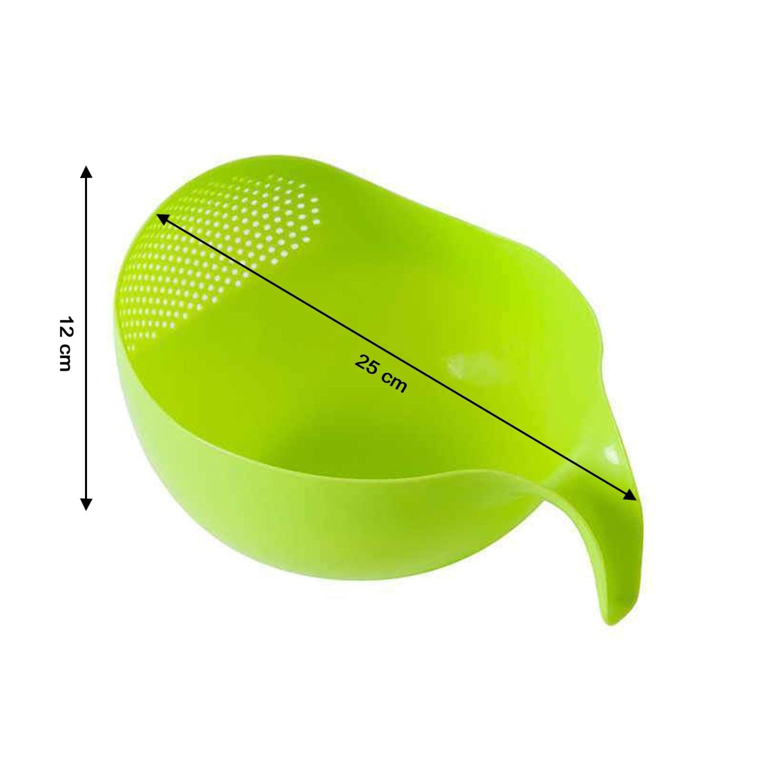 Plastic Rice Bowl / Food Strainer Thick Drain Basket With Handle For Rice ID-2068 thumbnail 5
