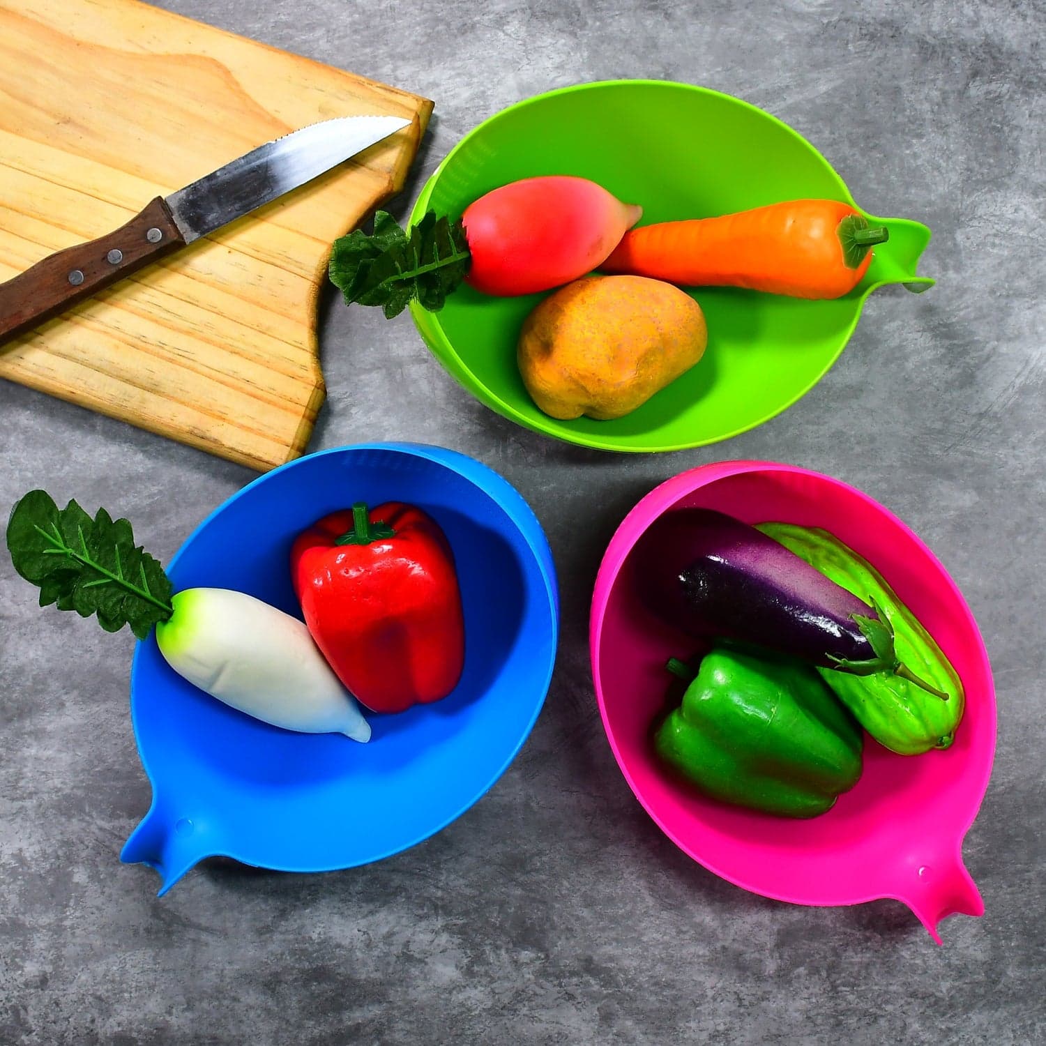 Plastic Rice Bowl / Food Strainer Thick Drain Basket With Handle For Rice ID-2068 thumbnail 6