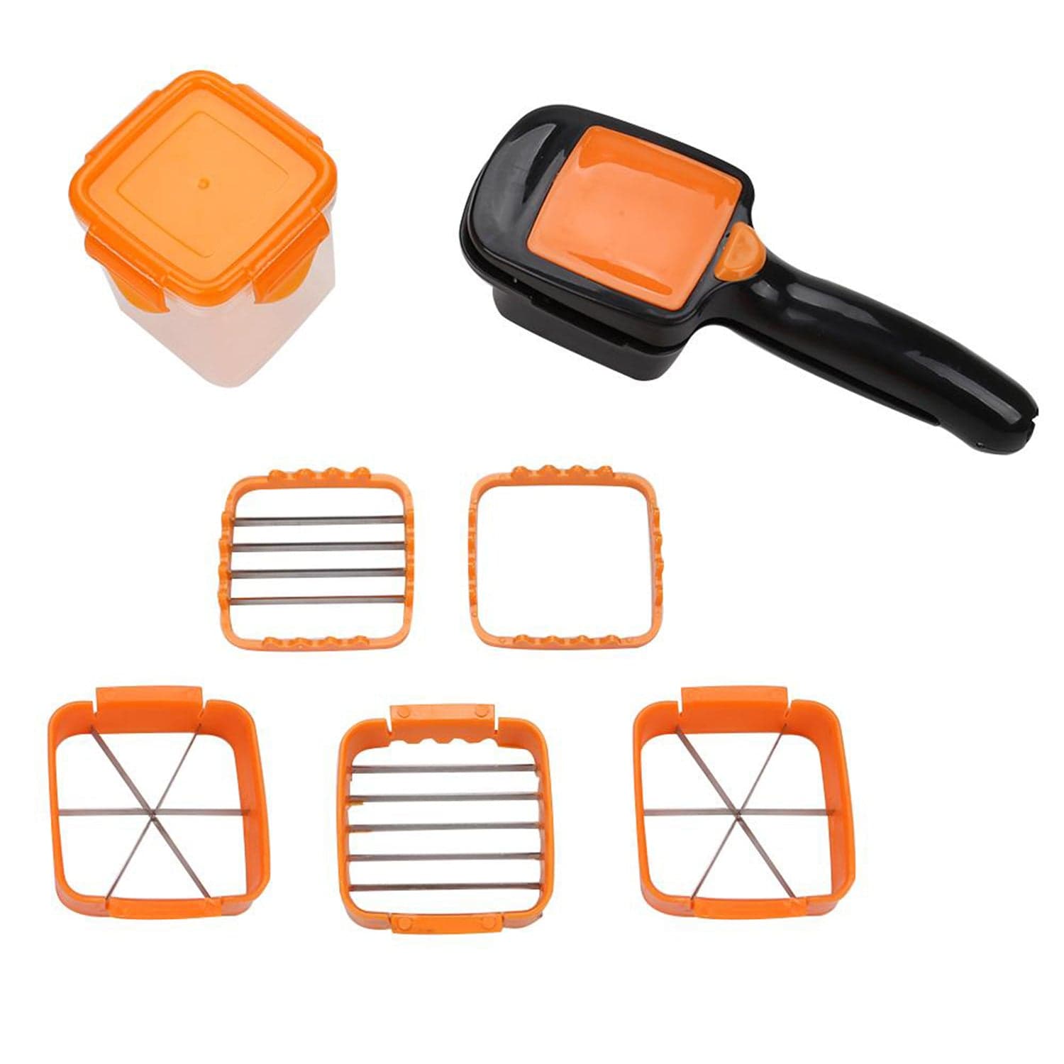 5 In 1 Nicer Dicer used for cutting and shredding of various types of food stuff in all kitchen purposes. thumbnail 1