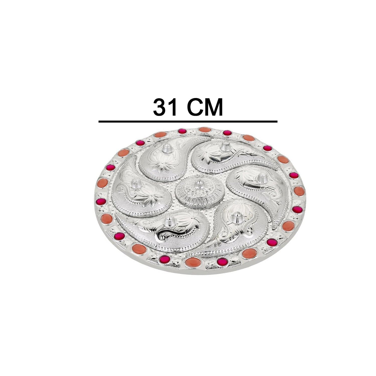 Multipurpose 7 Compartment Dry Fruit Serving Rotating Tray  thumbnail 5