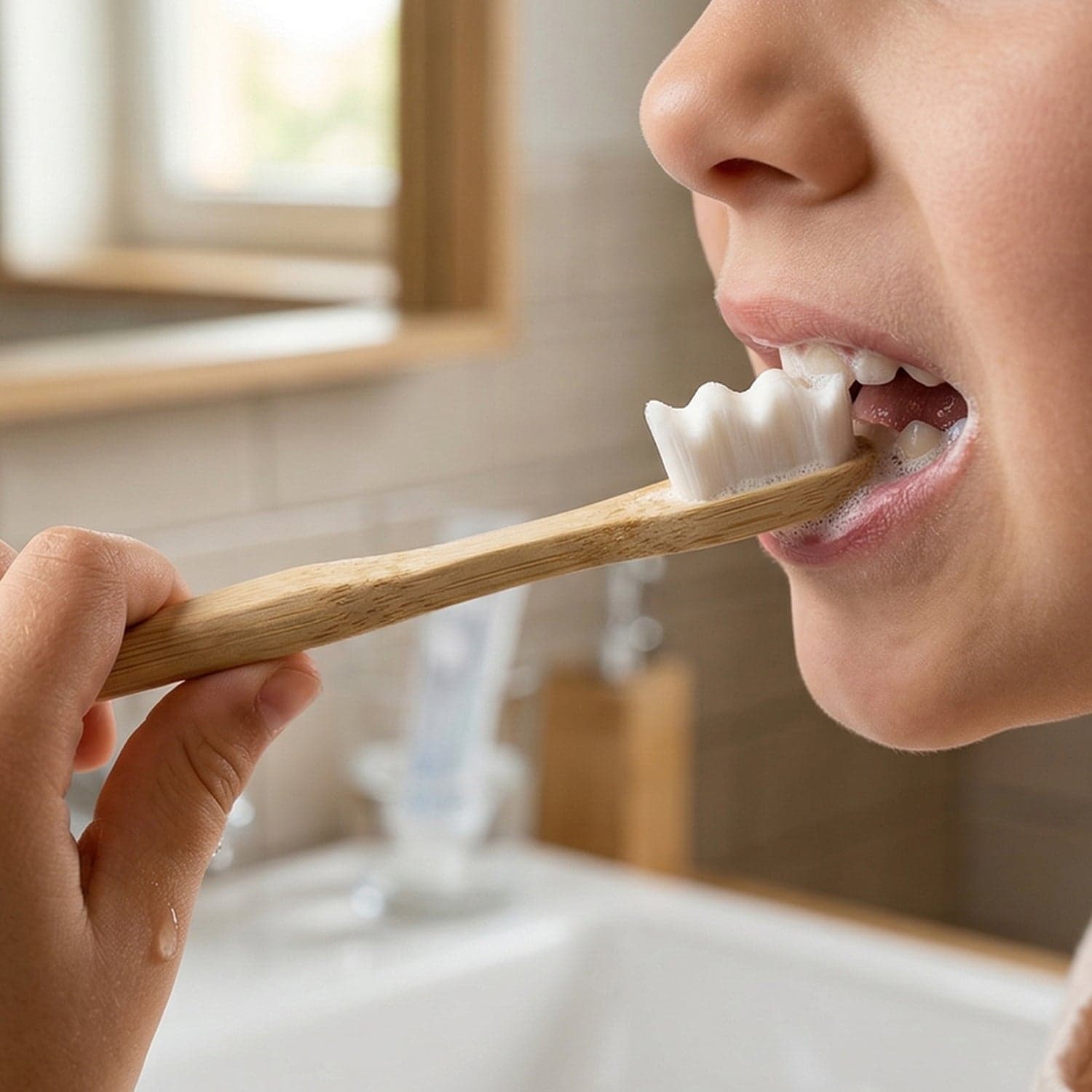 Wooden Handle Toothbrush the Eco-Friendly & Reusable Daily Care thumbnail 3