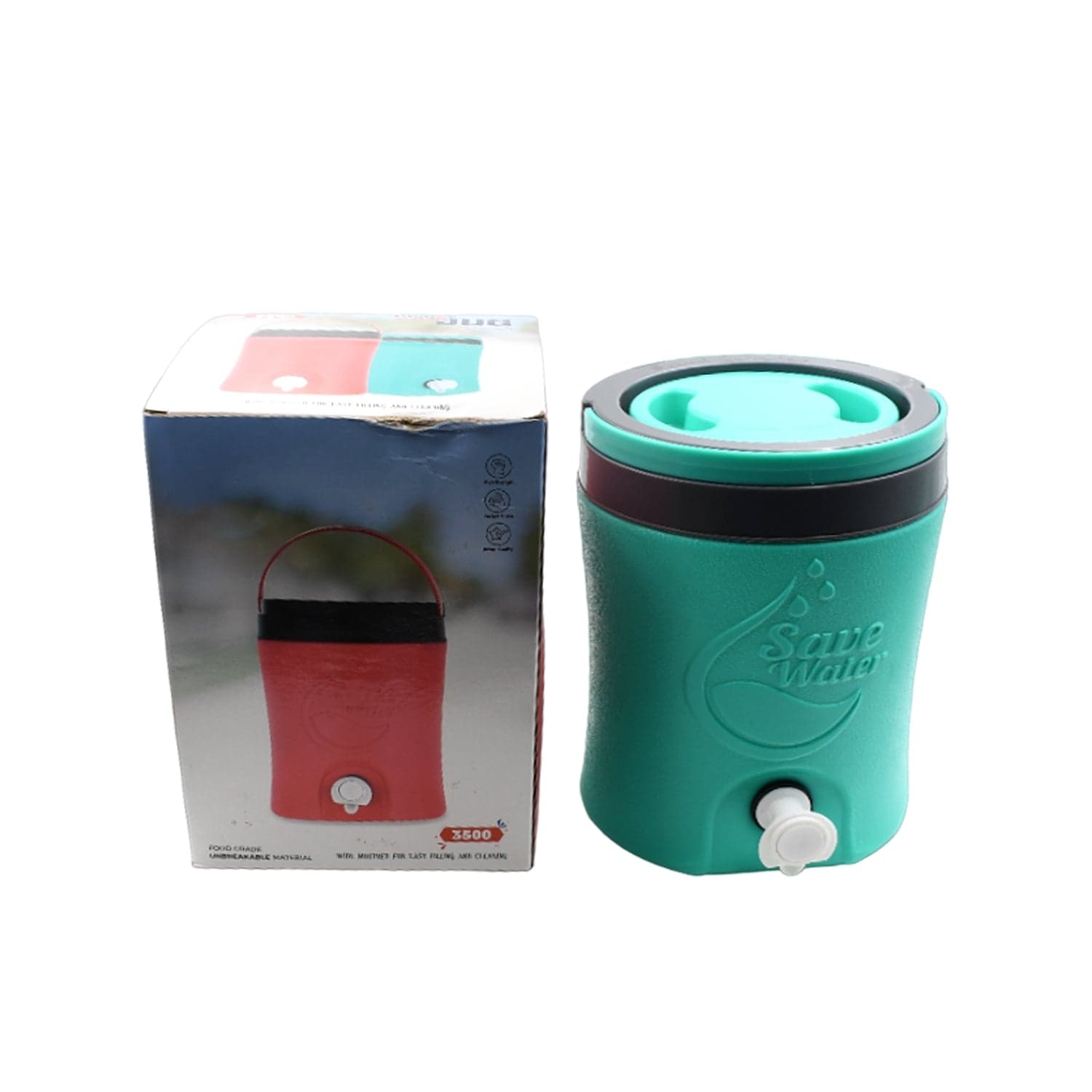 Water Jug Camper with Tap Plastic Insulated Water 3.5 Liter Water Storage Cool Water Storage for Traveling Water Jug 3.5 Ltr thumbnail 4