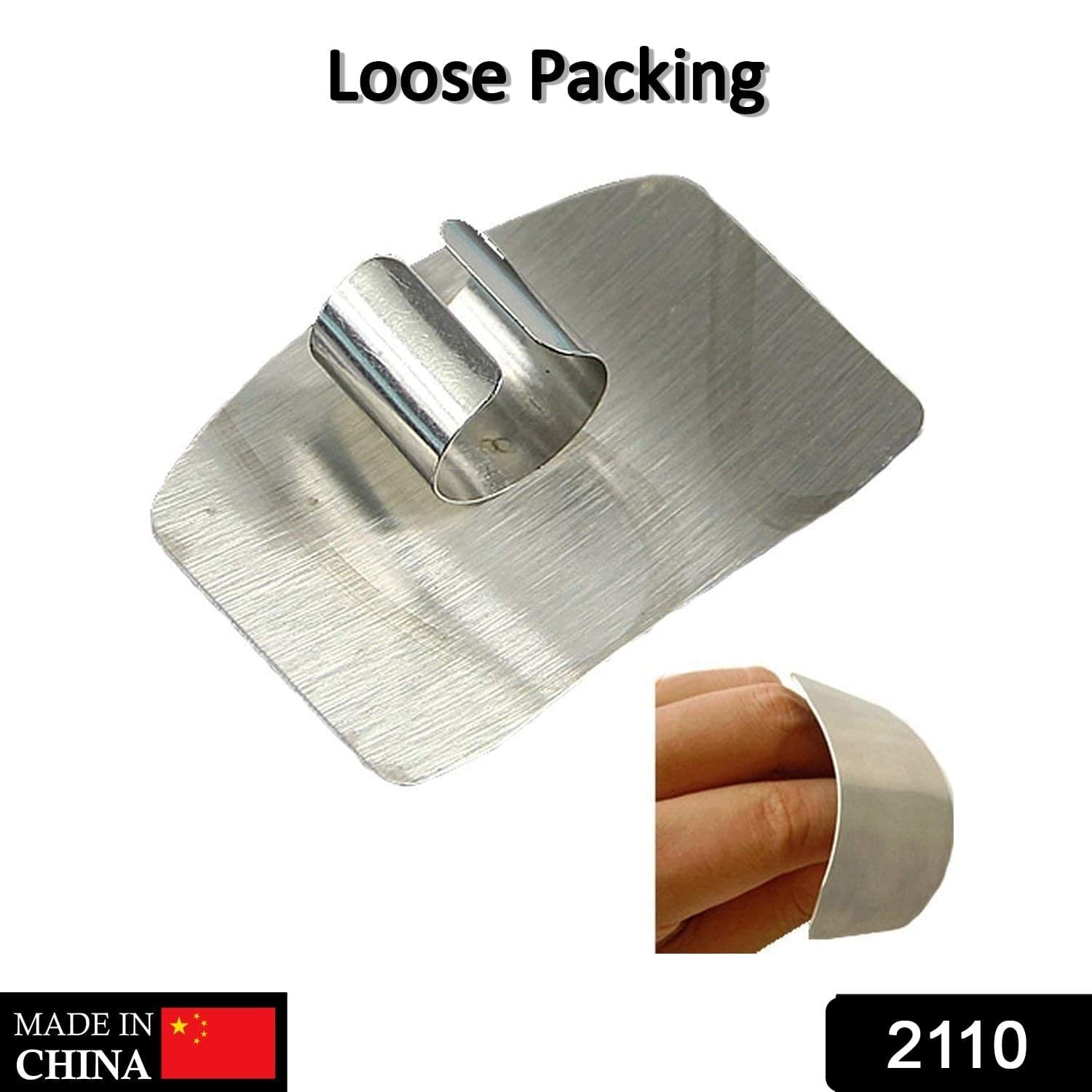 Stainless Steel Two Finger Grip Cutting Protector Hand Guard thumbnail 2