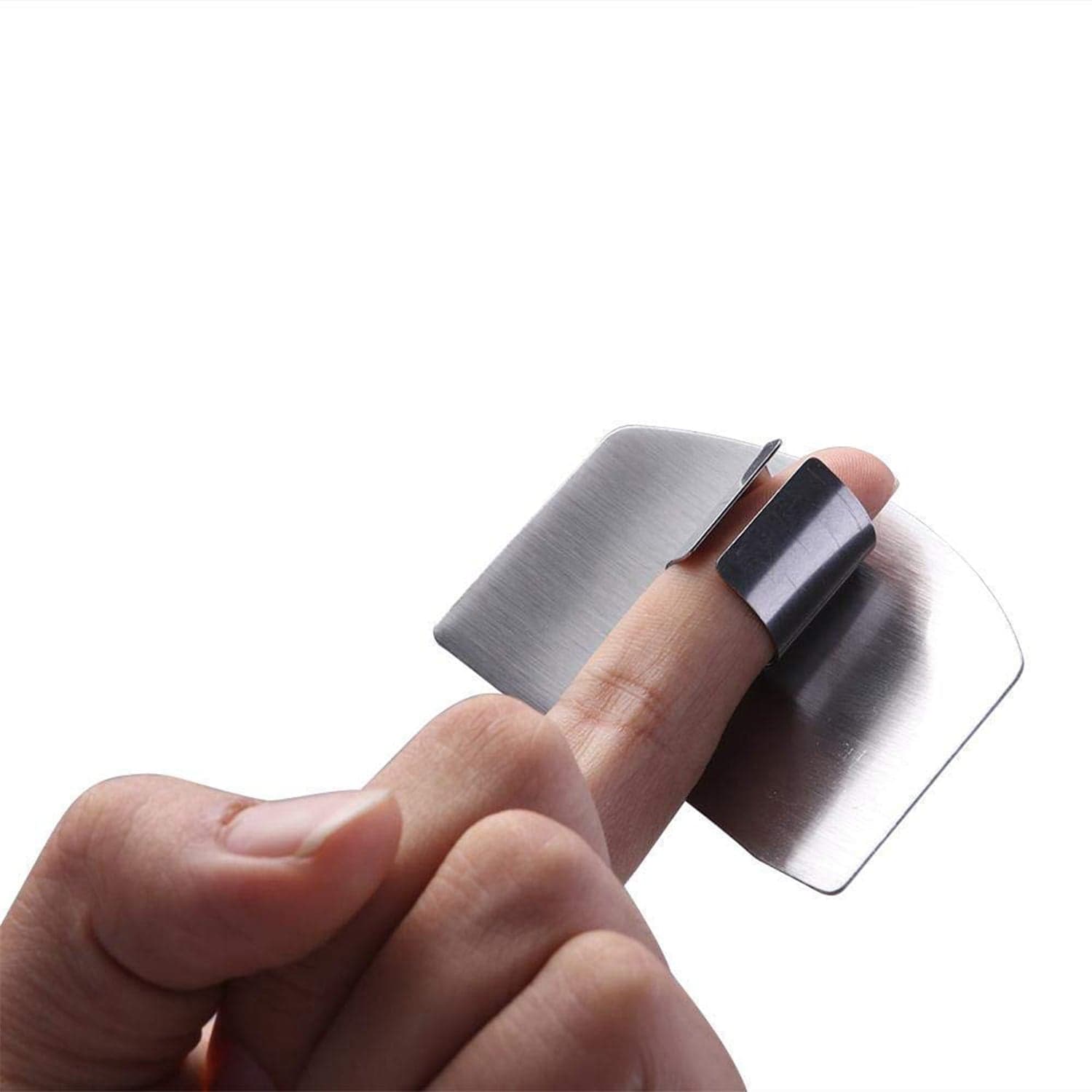 Stainless Steel Two Finger Grip Cutting Protector Hand Guard thumbnail 5