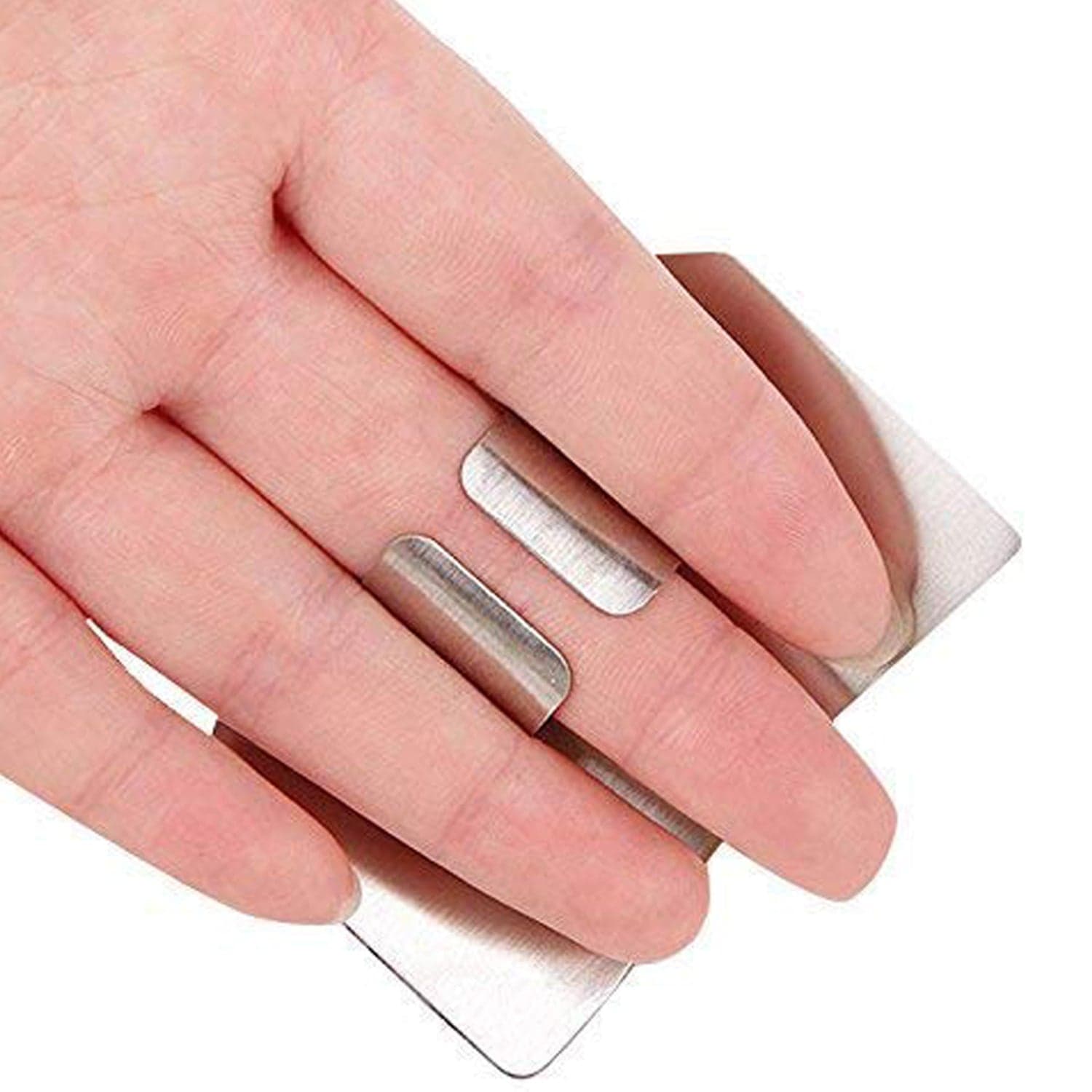 Stainless Steel Two Finger Grip Cutting Protector Hand Guard thumbnail 7