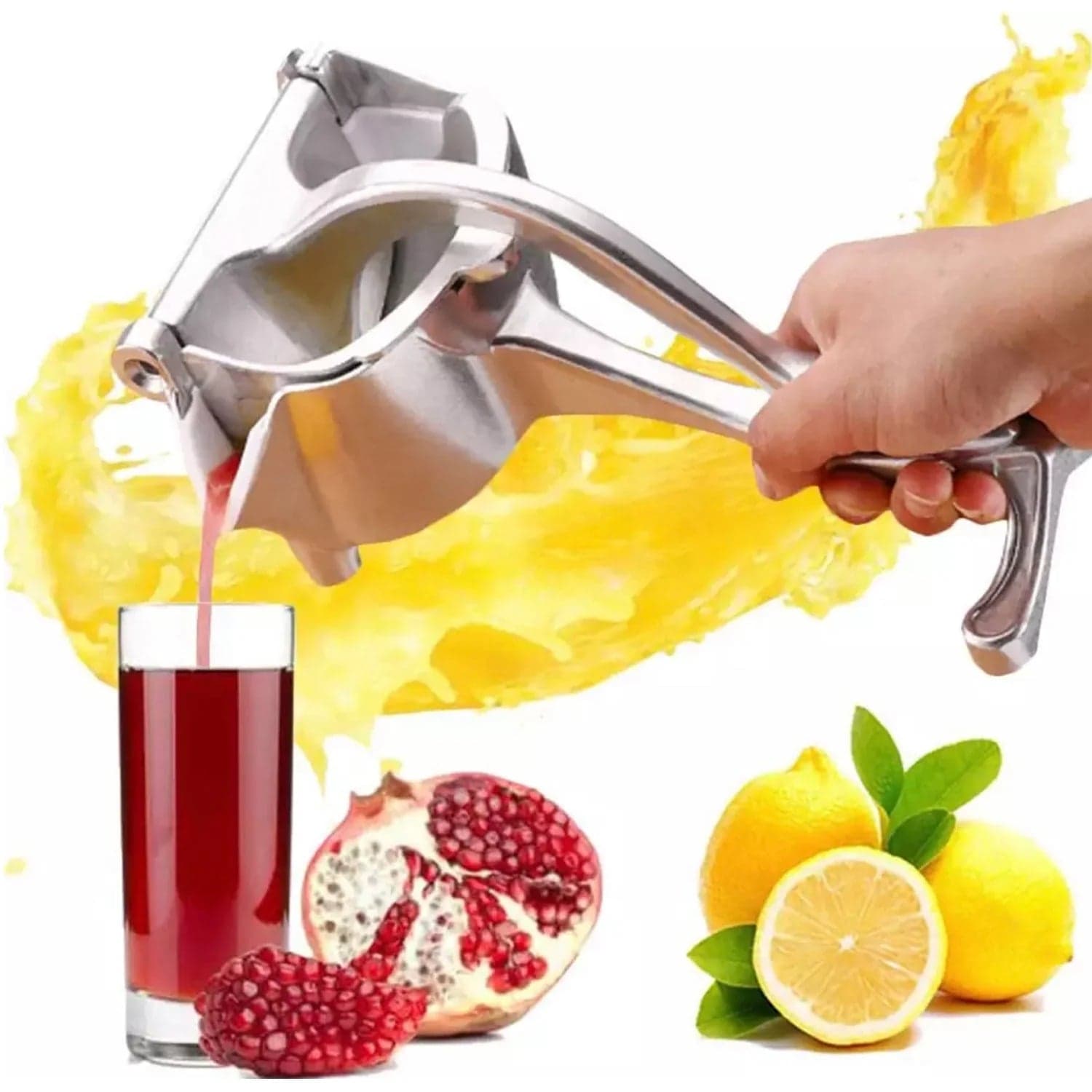 MANUAL ALUMINIUM METAL FRUIT PRESS JUICER thumbnail 4