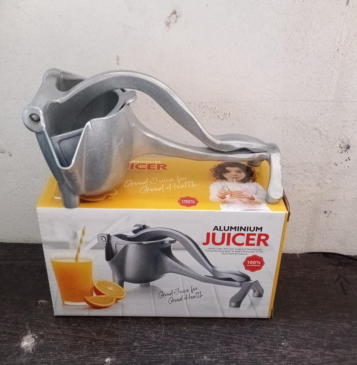 MANUAL ALUMINIUM METAL FRUIT PRESS JUICER thumbnail 8