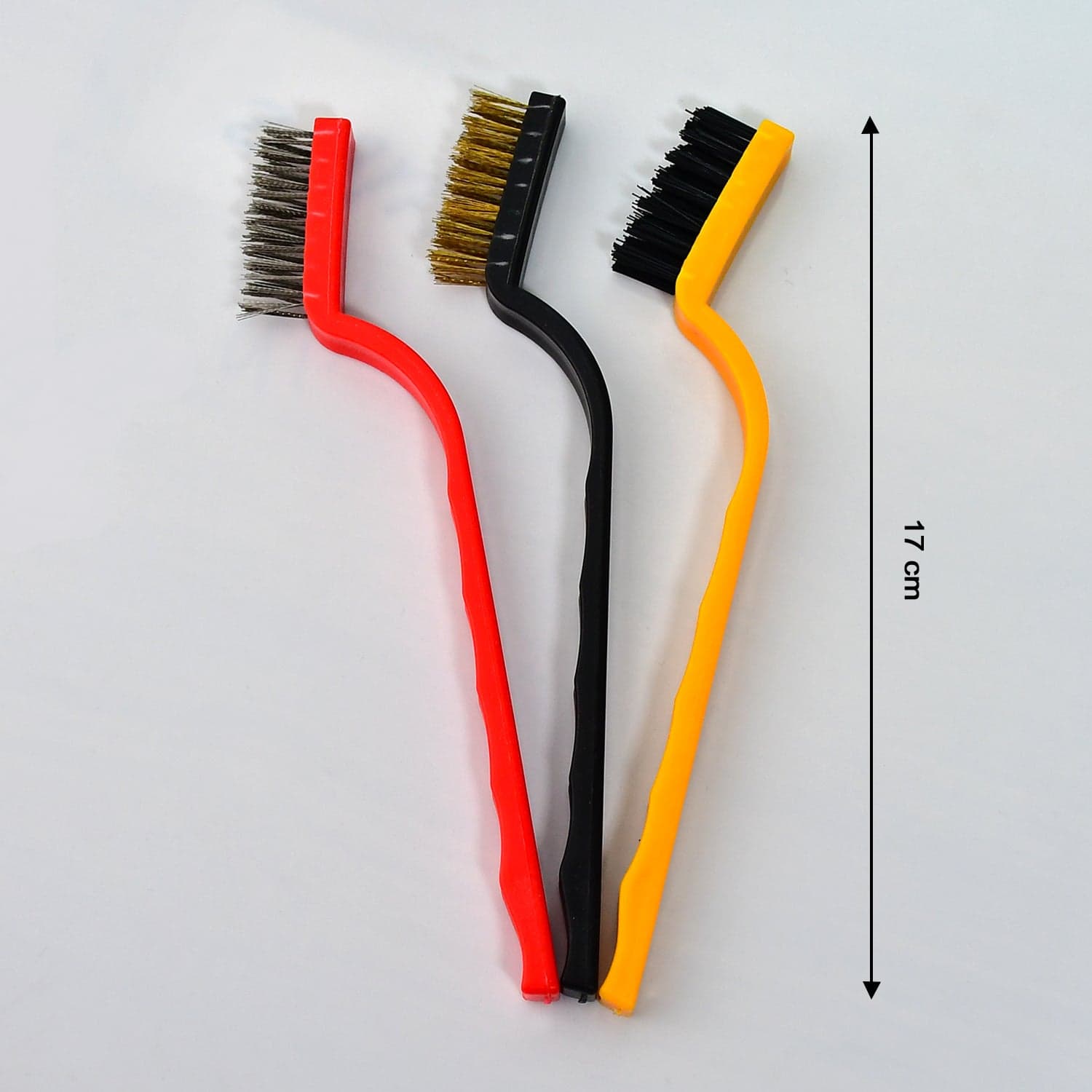 3-Piece Mini Wire Brush Set: Tackle Tough Cleaning Jobs (Multi-Material) thumbnail 10