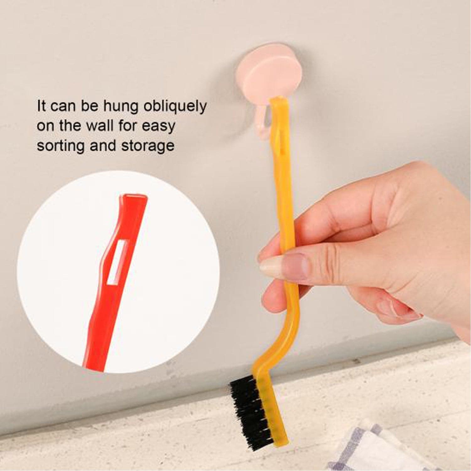 3-Piece Mini Wire Brush Set: Tackle Tough Cleaning Jobs (Multi-Material) thumbnail 5