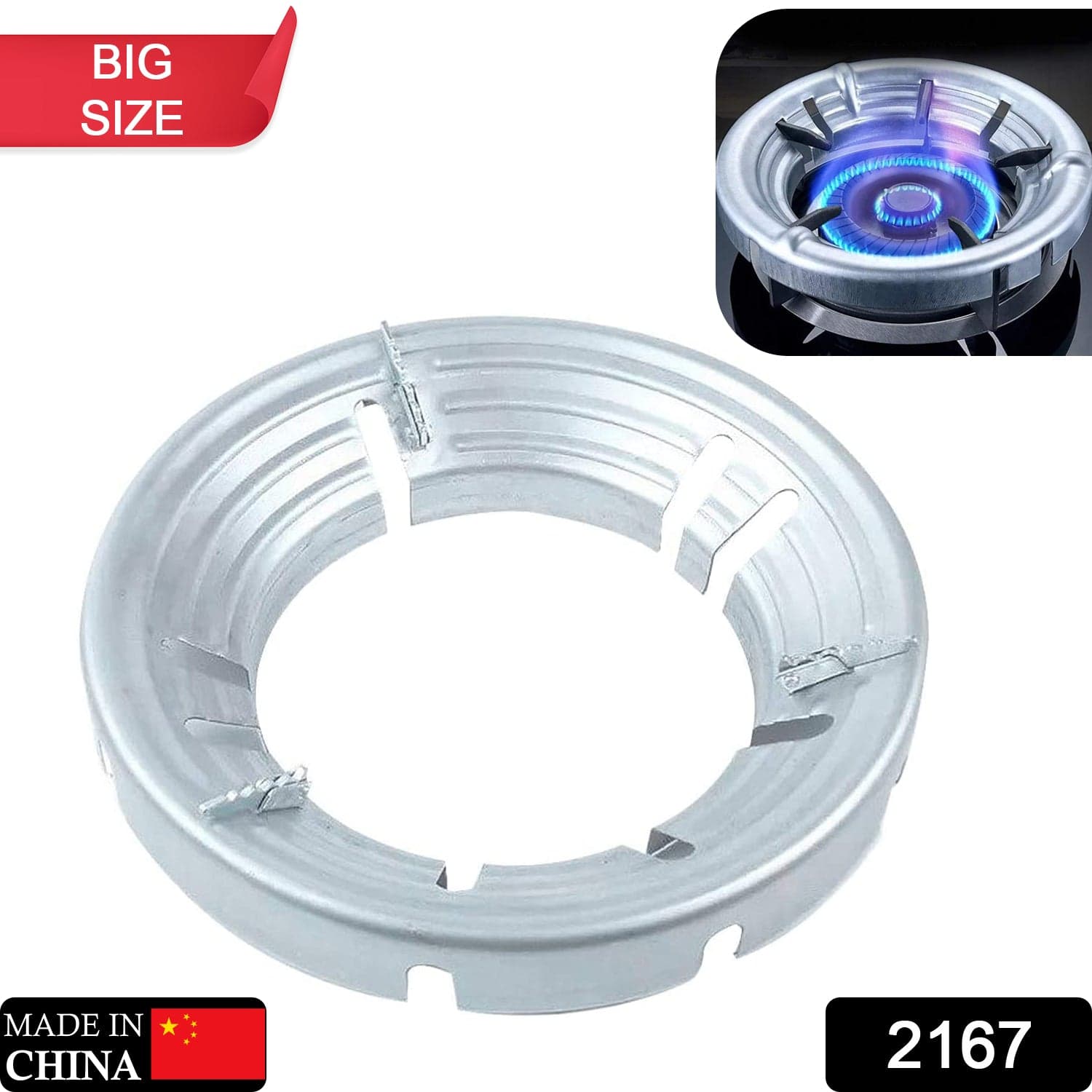 Stove Trivets Windscreen for Kitchen Wok Support Ring Cooktop Range Pan Holder Stand Stove Rack. thumbnail 2
