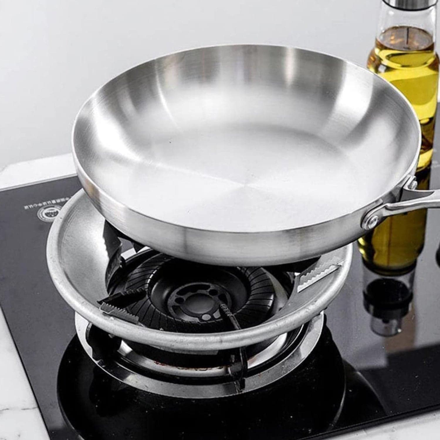 Stove Trivets Windscreen for Kitchen Wok Support Ring Cooktop Range Pan Holder Stand Stove Rack. thumbnail 8