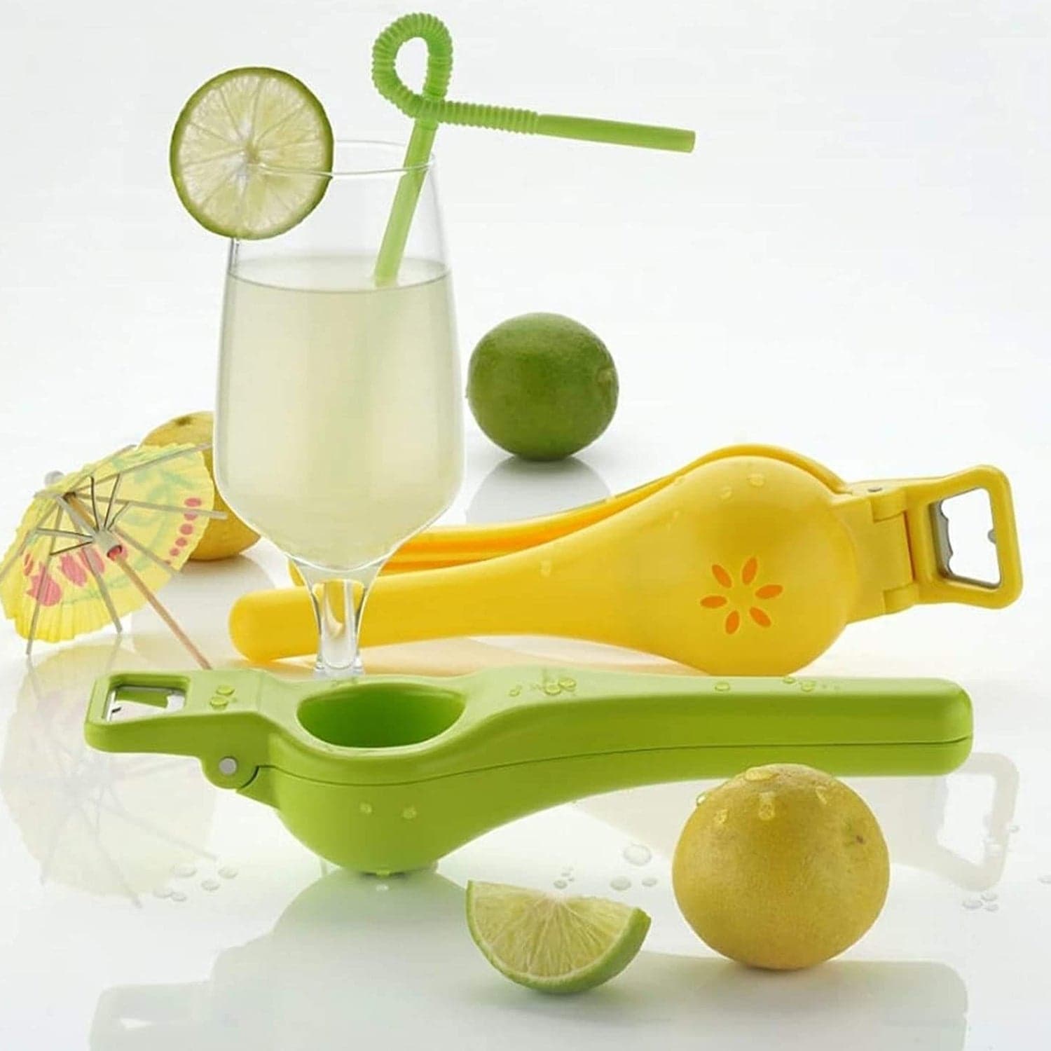 Kitchen 2 in 1 Unbreakable Lemon Squeezer and Bottle Opener (1 Pc) thumbnail 3