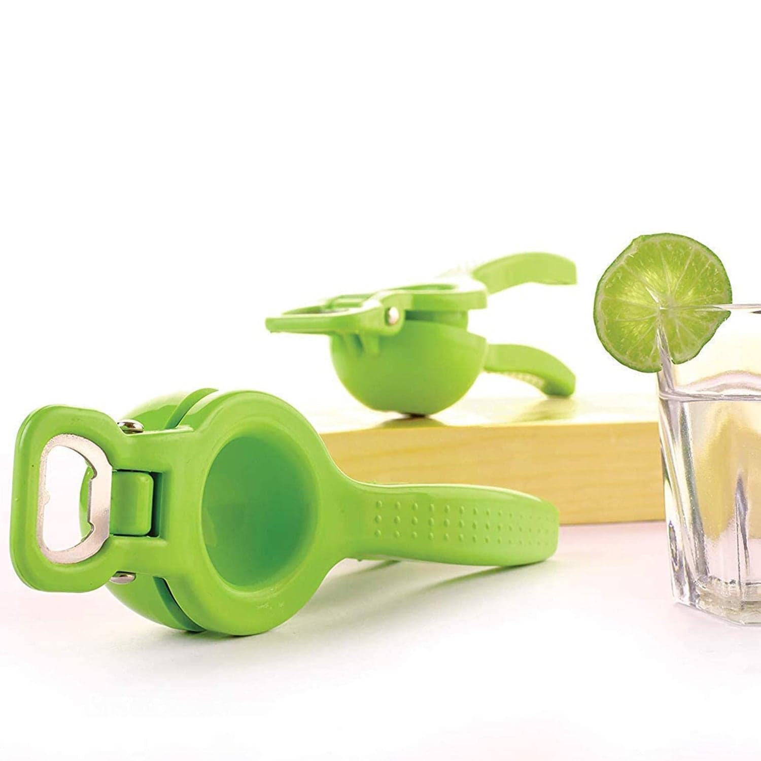 Kitchen 2 in 1 Unbreakable Lemon Squeezer and Bottle Opener (1 Pc) thumbnail 5