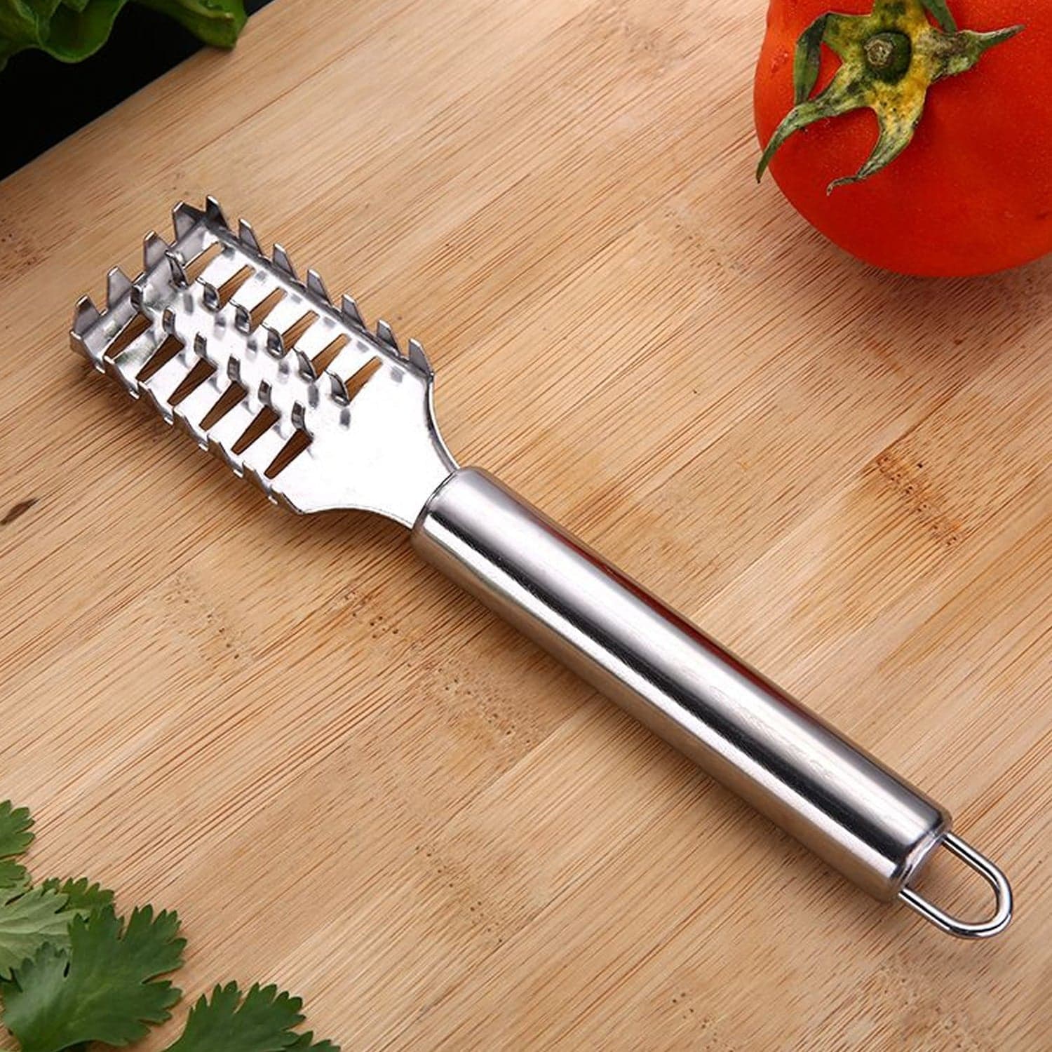 Stainless Steel Fish Scale Remover Scraper of Sawtooth Kitchen Tool thumbnail 3