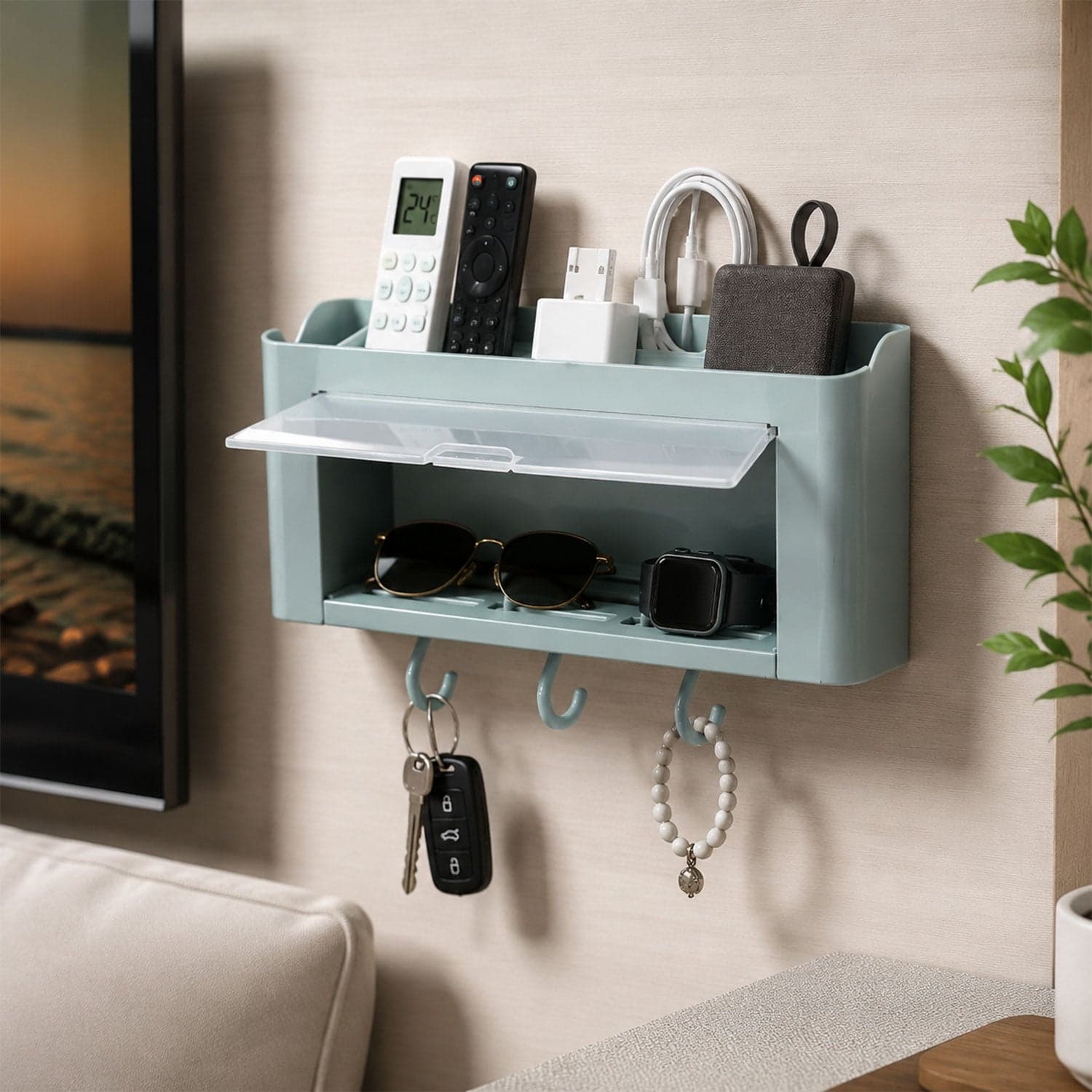 Wall Mounted Storage Organizer Shelf the Space-Saving Bathroom & Kitchen Solution thumbnail 7