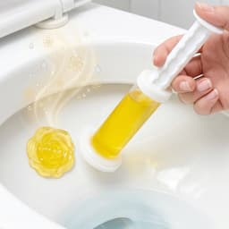 Flower-Shaped Toilet Gel Cleaner the Long-Lasting Freshness and Hygiene