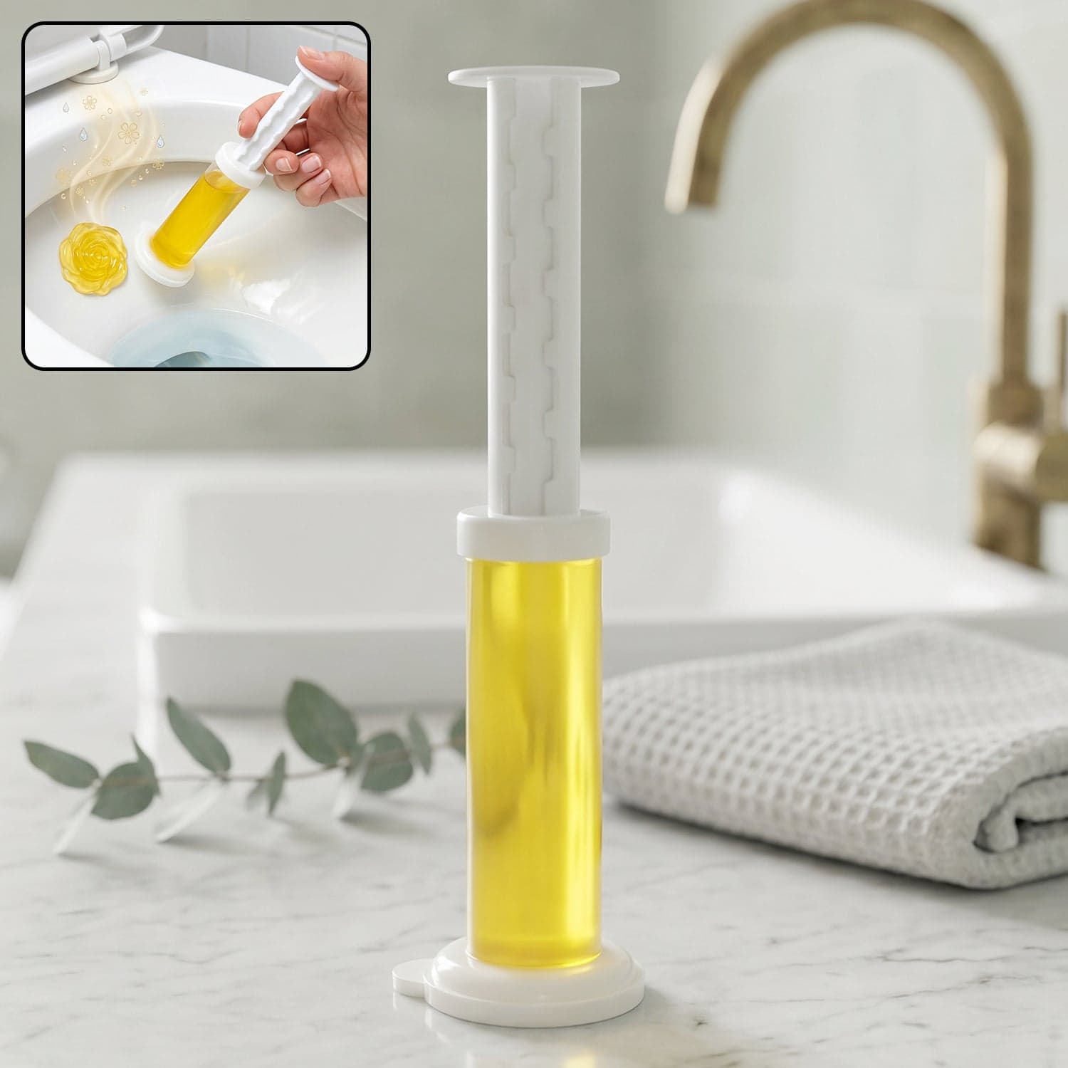 Flower-Shaped Toilet Gel Cleaner the Long-Lasting Freshness and Hygiene thumbnail 2