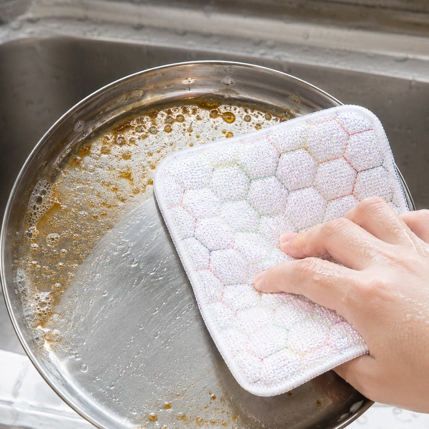 Dish Washing Scrub Pad the Tough, Durable & Multipurpose Kitchen Cleaning thumbnail 3