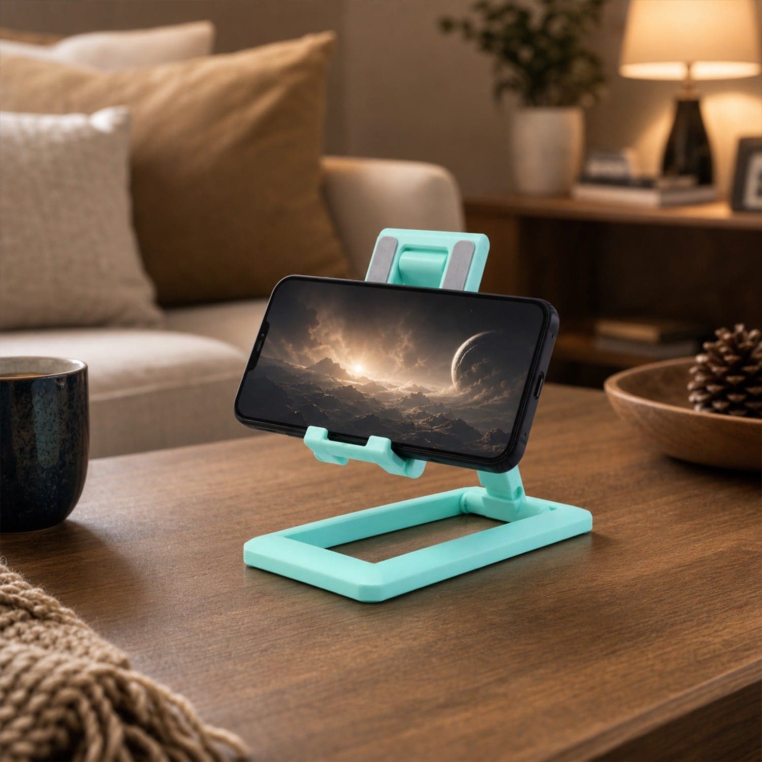 Foldable Mobile Phone Stand the Adjustable & Portable Desk Accessory thumbnail 7
