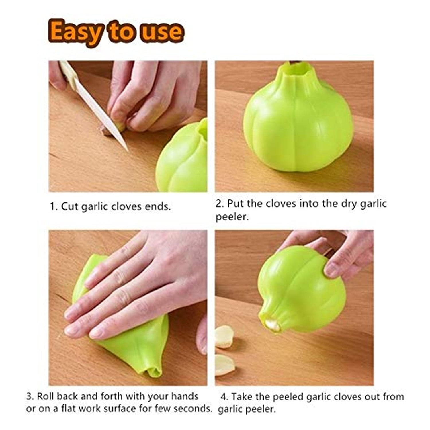 Silicone Ginger Garlic Manual Peeler thumbnail 8
