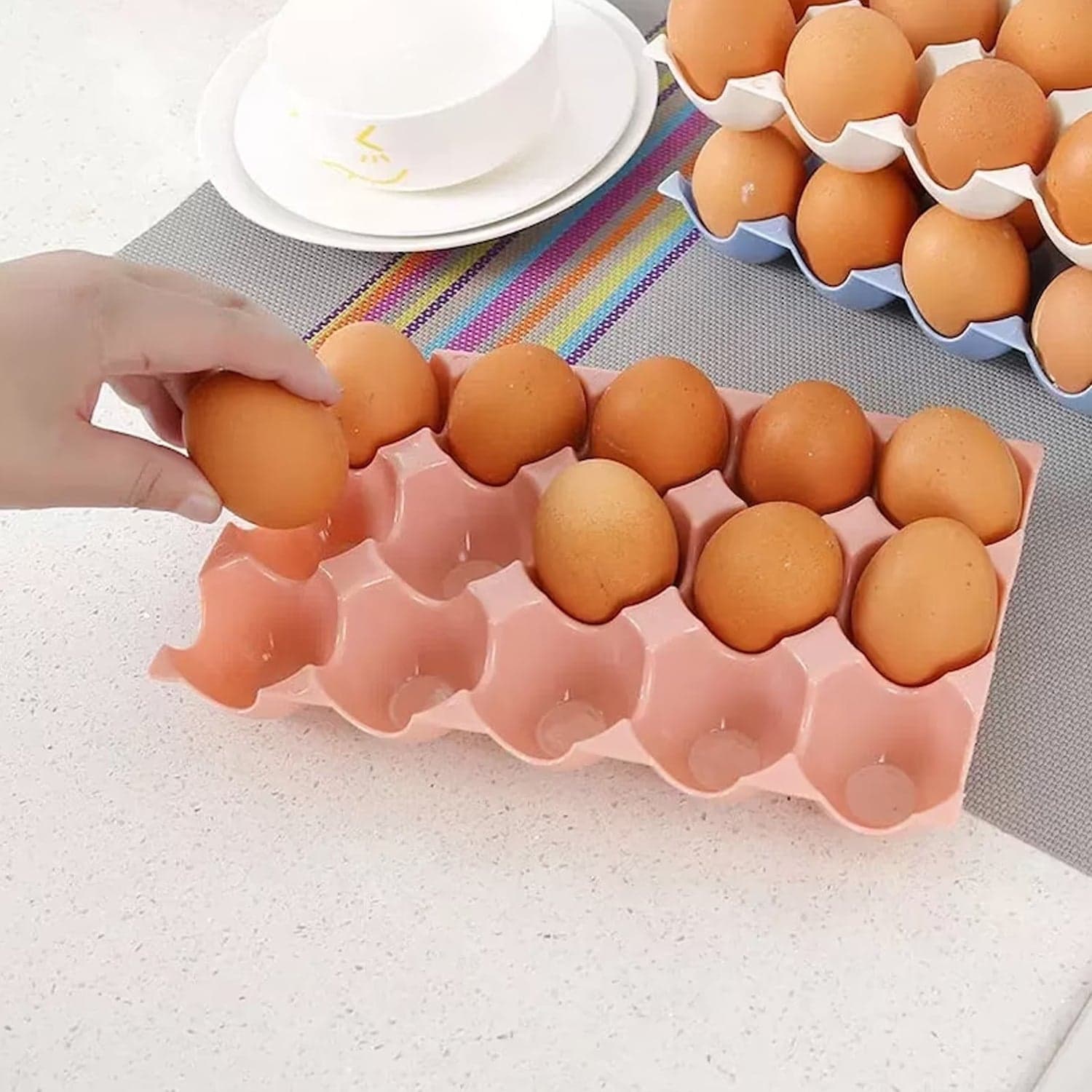 Egg Trays for Storage with 15 Eggs Holder thumbnail 6
