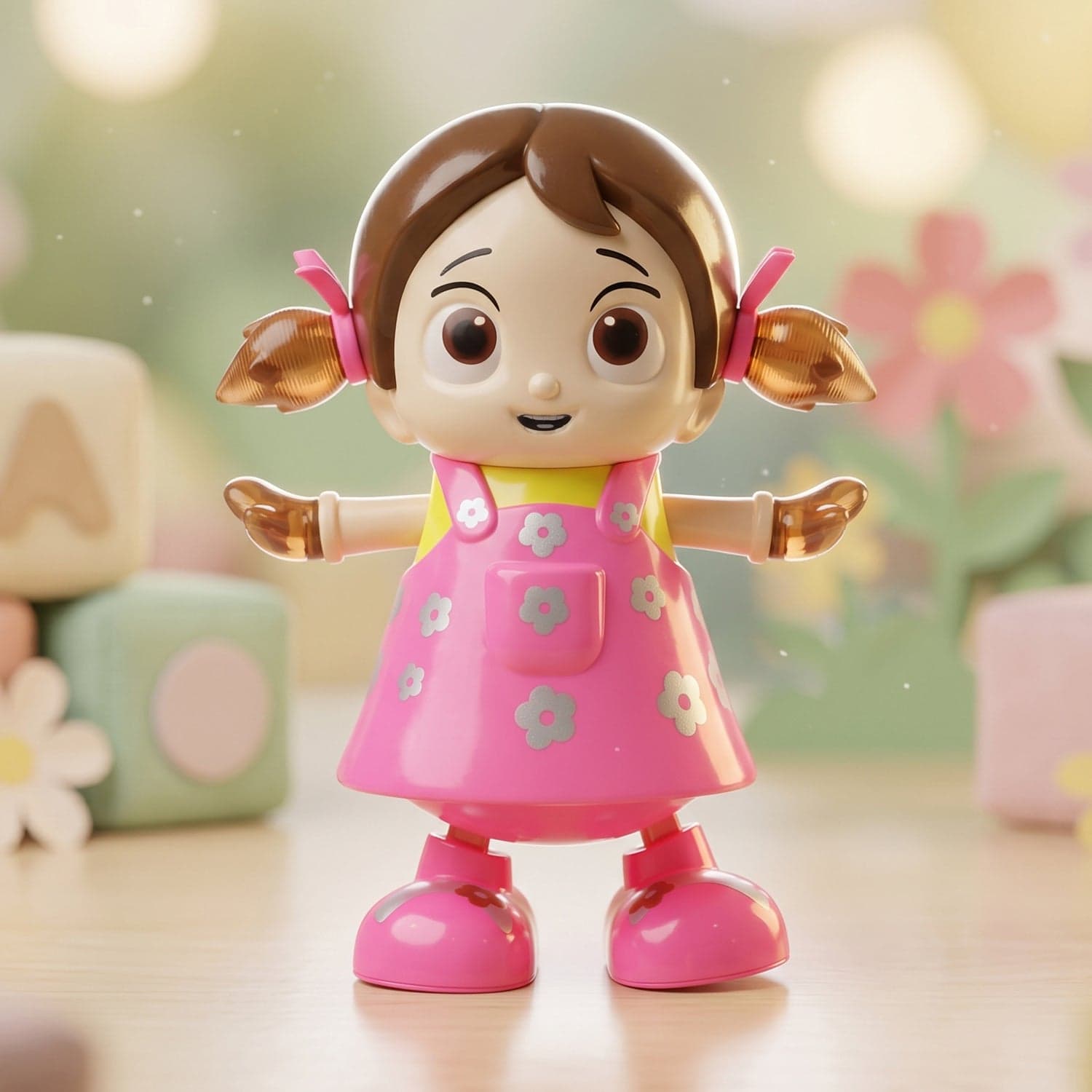 Dancing Girl Musical Light Toy the Kids' Entertaining Rotation and Music thumbnail 8