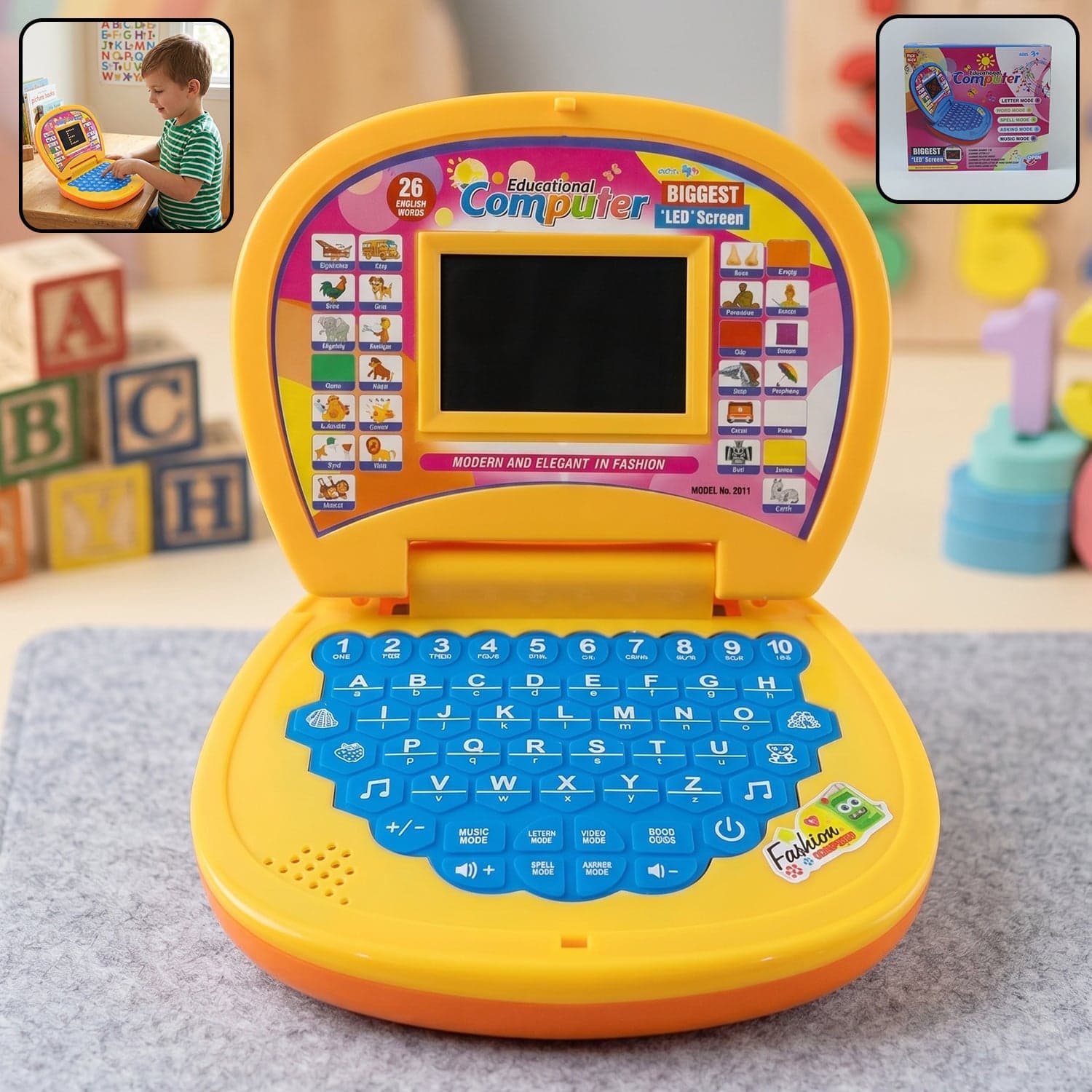 Kids Educational Laptop the Learning Alphabets, Numbers & Music
