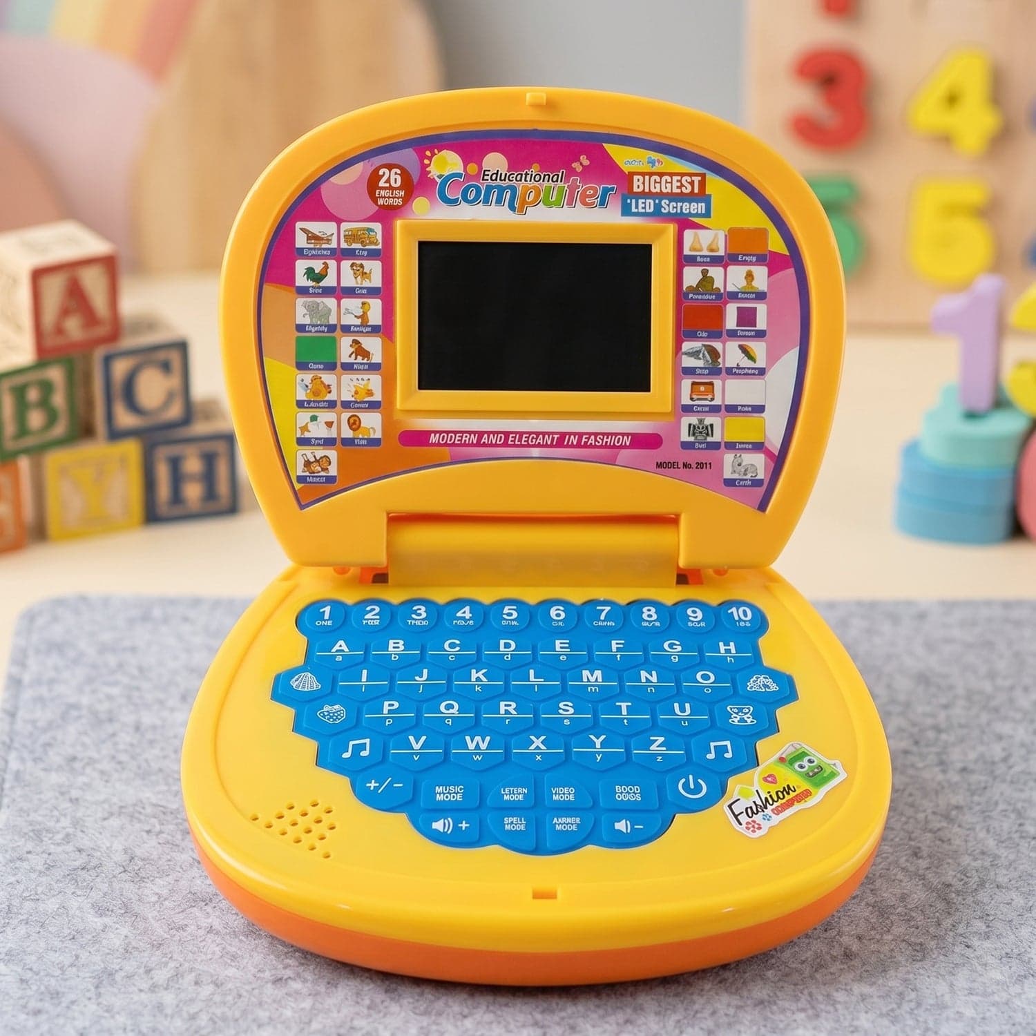 Kids Educational Laptop the Learning Alphabets, Numbers & Music thumbnail 3