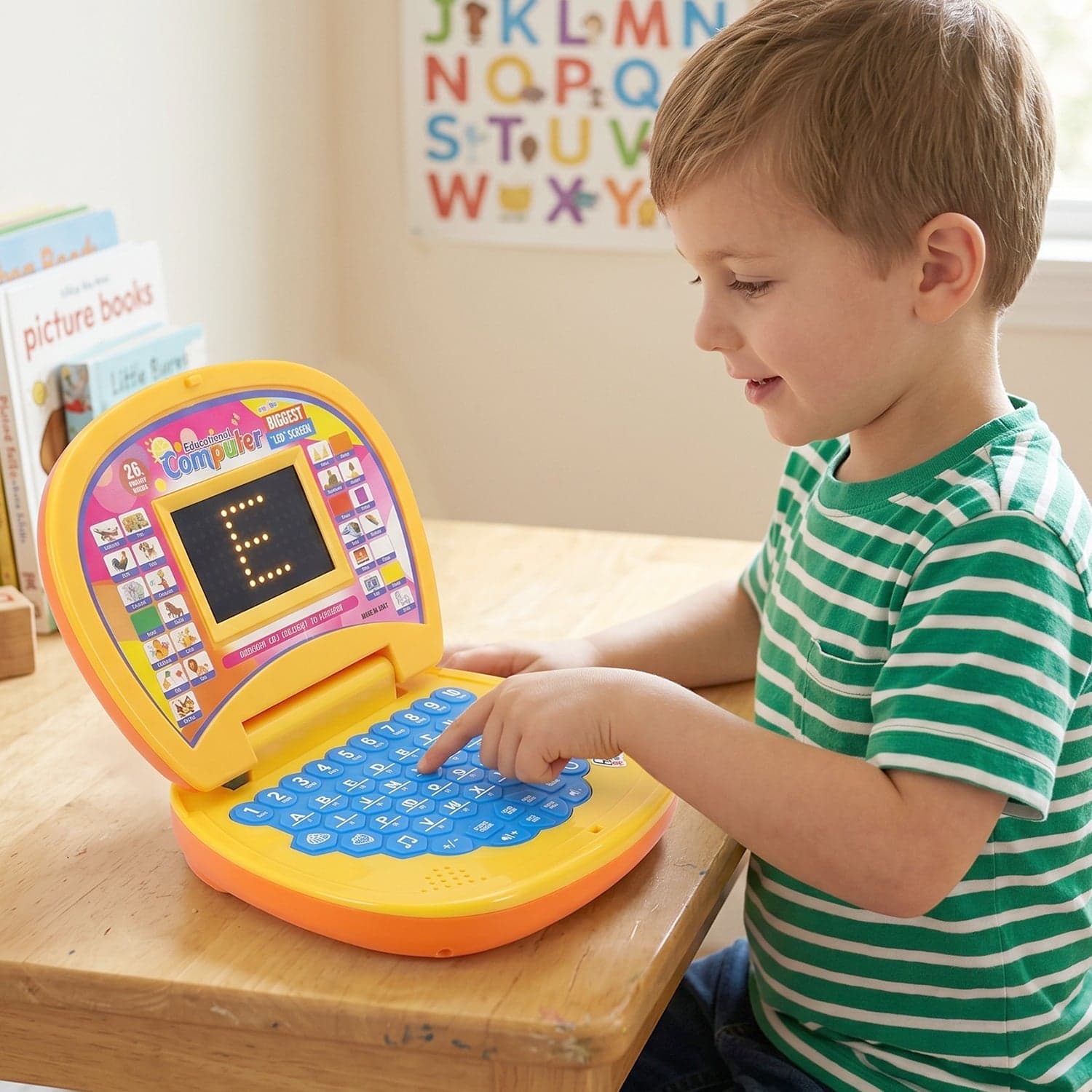 Kids Educational Laptop the Learning Alphabets, Numbers & Music thumbnail 4
