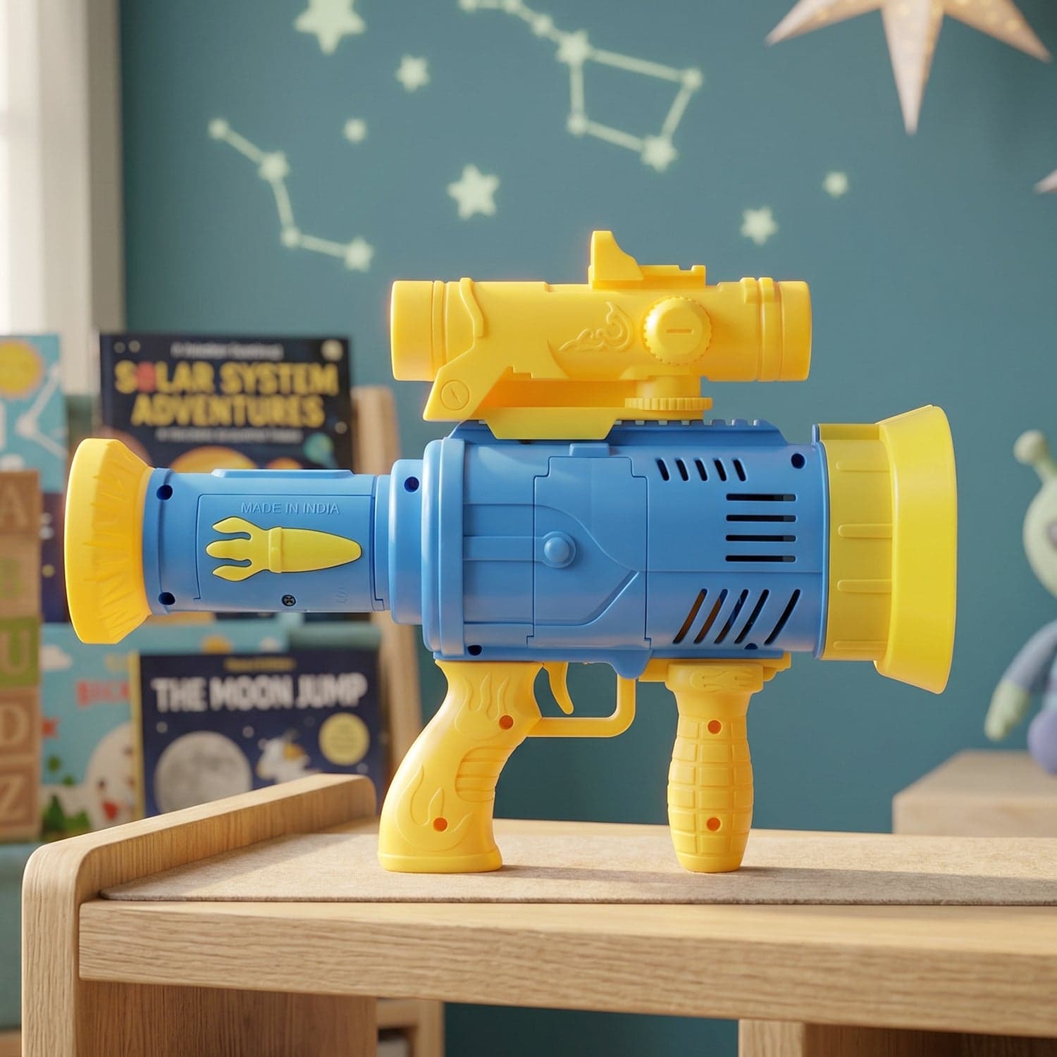 Automatic Bubble Gun the Rechargeable with Colorful Lights for Kids thumbnail 7