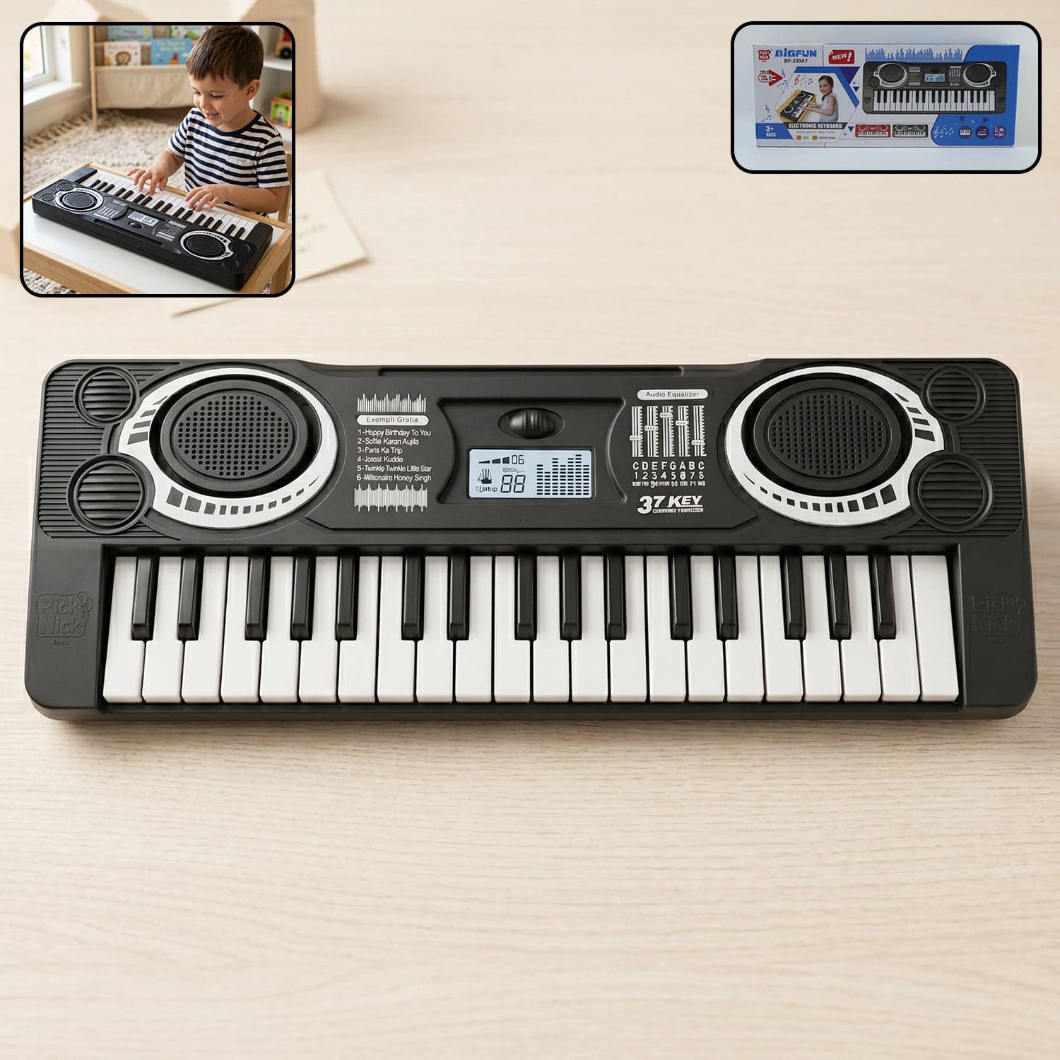 Electronic Musical Keyboard Toy the Multiple Sounds & Rhythms for Kids