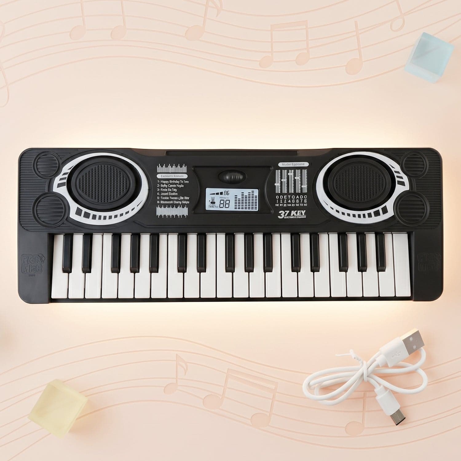 Electronic Musical Keyboard Toy the Multiple Sounds & Rhythms for Kids thumbnail 7
