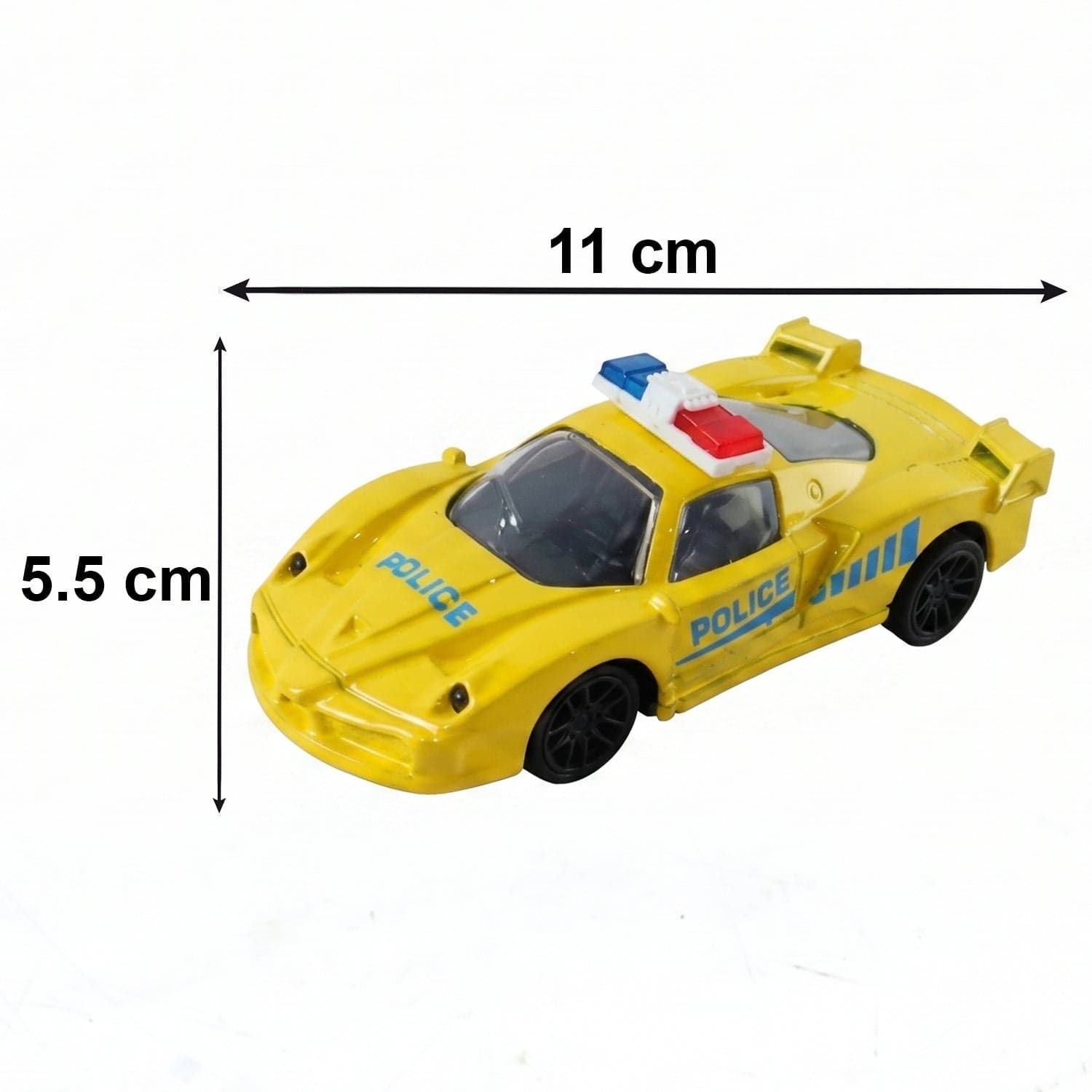 Police Mini Toy Car the Realistic Pull-Back Friction Vehicle thumbnail 6