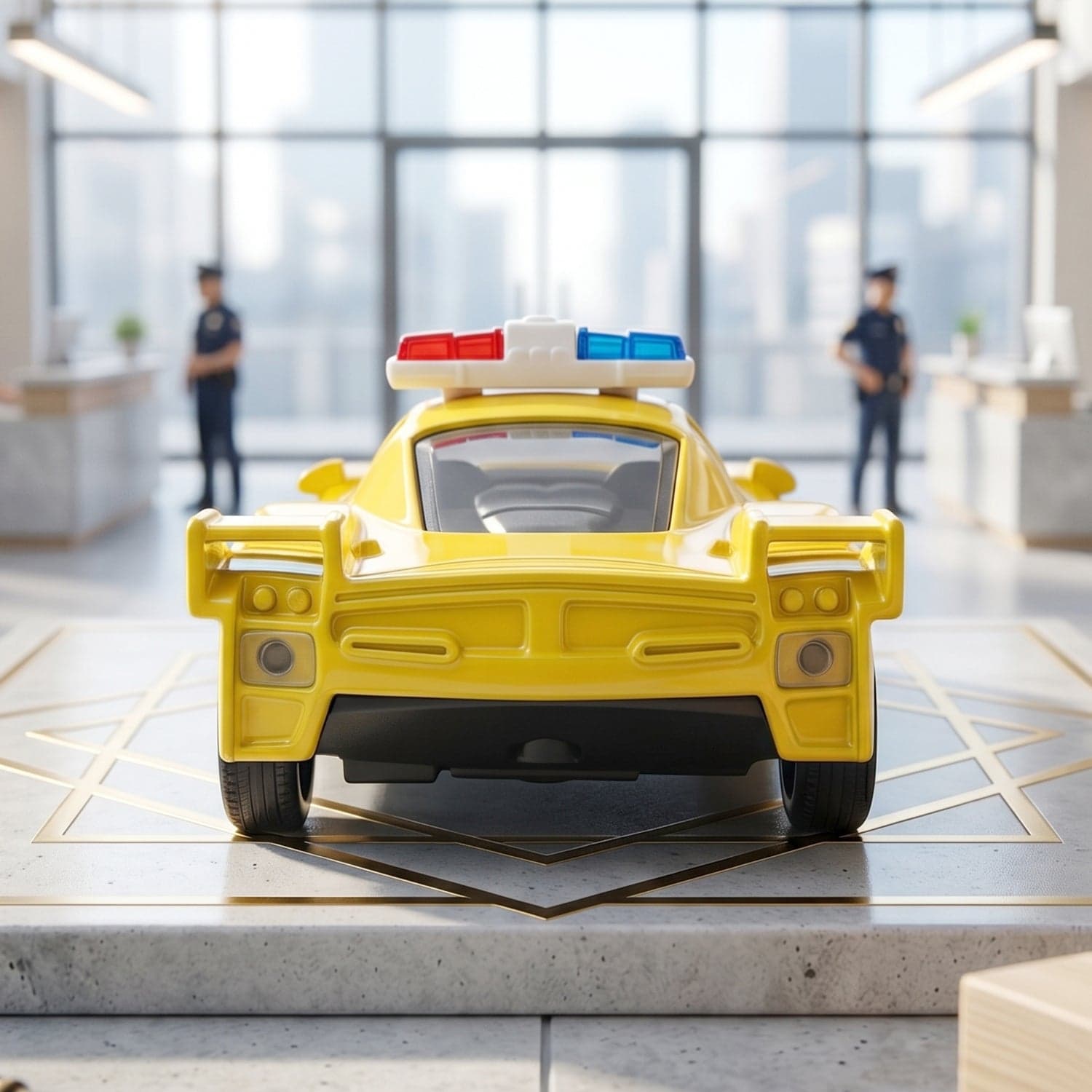 Police Mini Toy Car the Realistic Pull-Back Friction Vehicle thumbnail 7