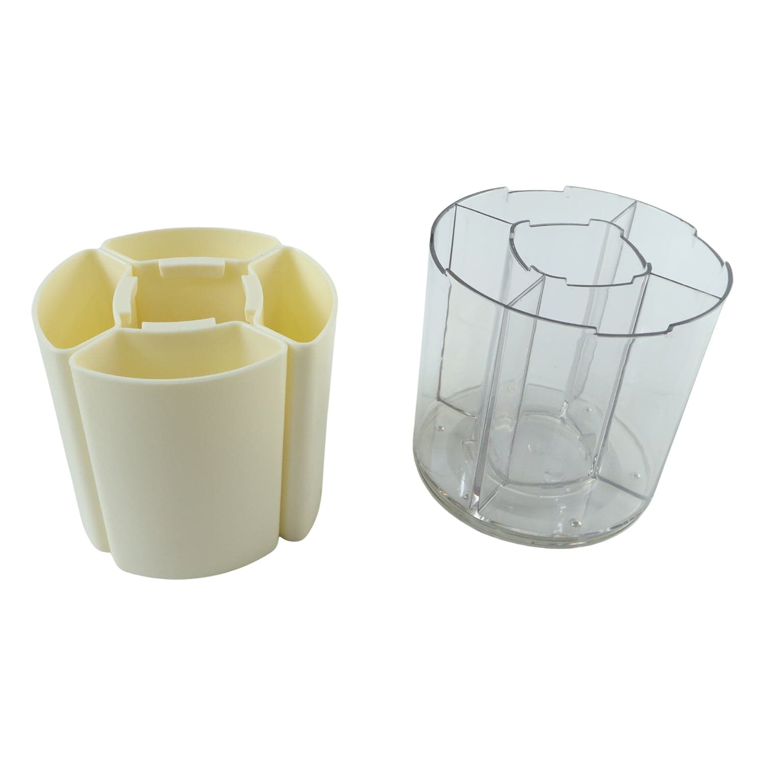 Rotating Desk Organizer the 5 Compartments with 360¡ Spin for Office & Home thumbnail 5