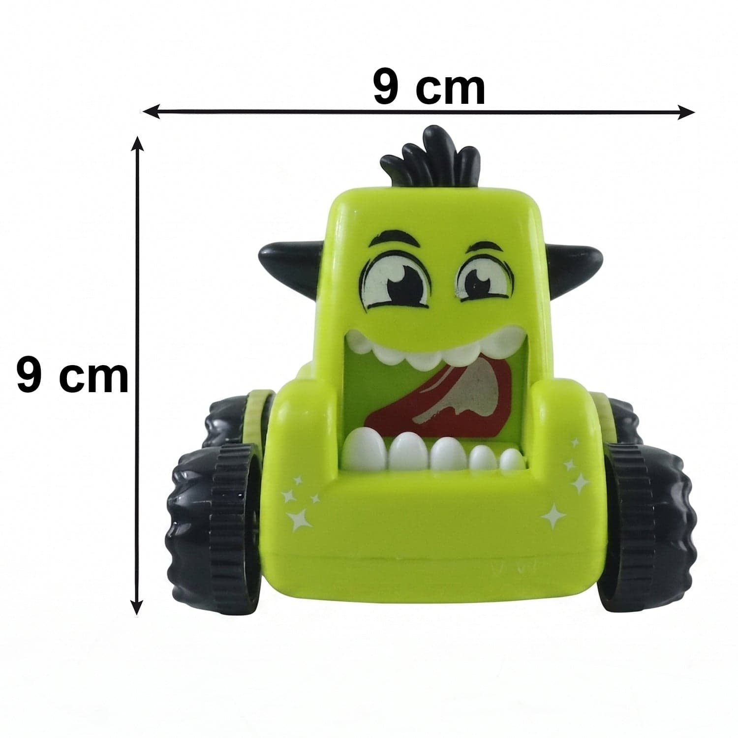 Cartoon Monster Push Back Car Toy for Kids - Eco-Friendly & Durable thumbnail 6