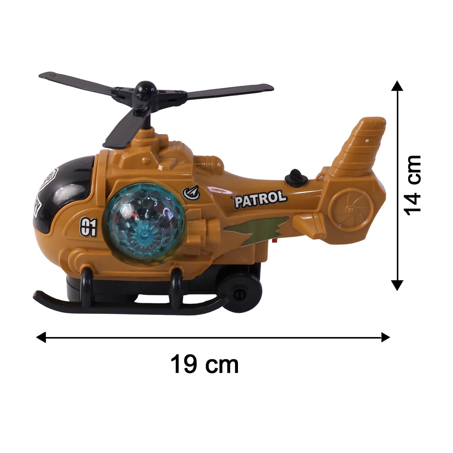 Military Spray Helicopter Toy the Lights, Music & Mist for Kids thumbnail 6