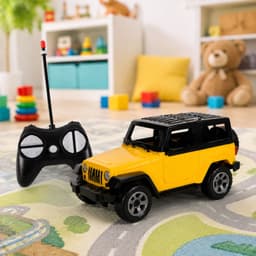 Remote Control 4x4 Off Road Jeep Toy Car the Rugged & Easy to Control