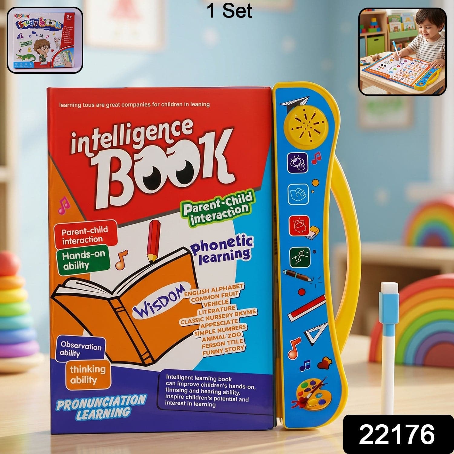 Kids Learning Sound Book the Interactive Phonics & Numbers Fun thumbnail 2