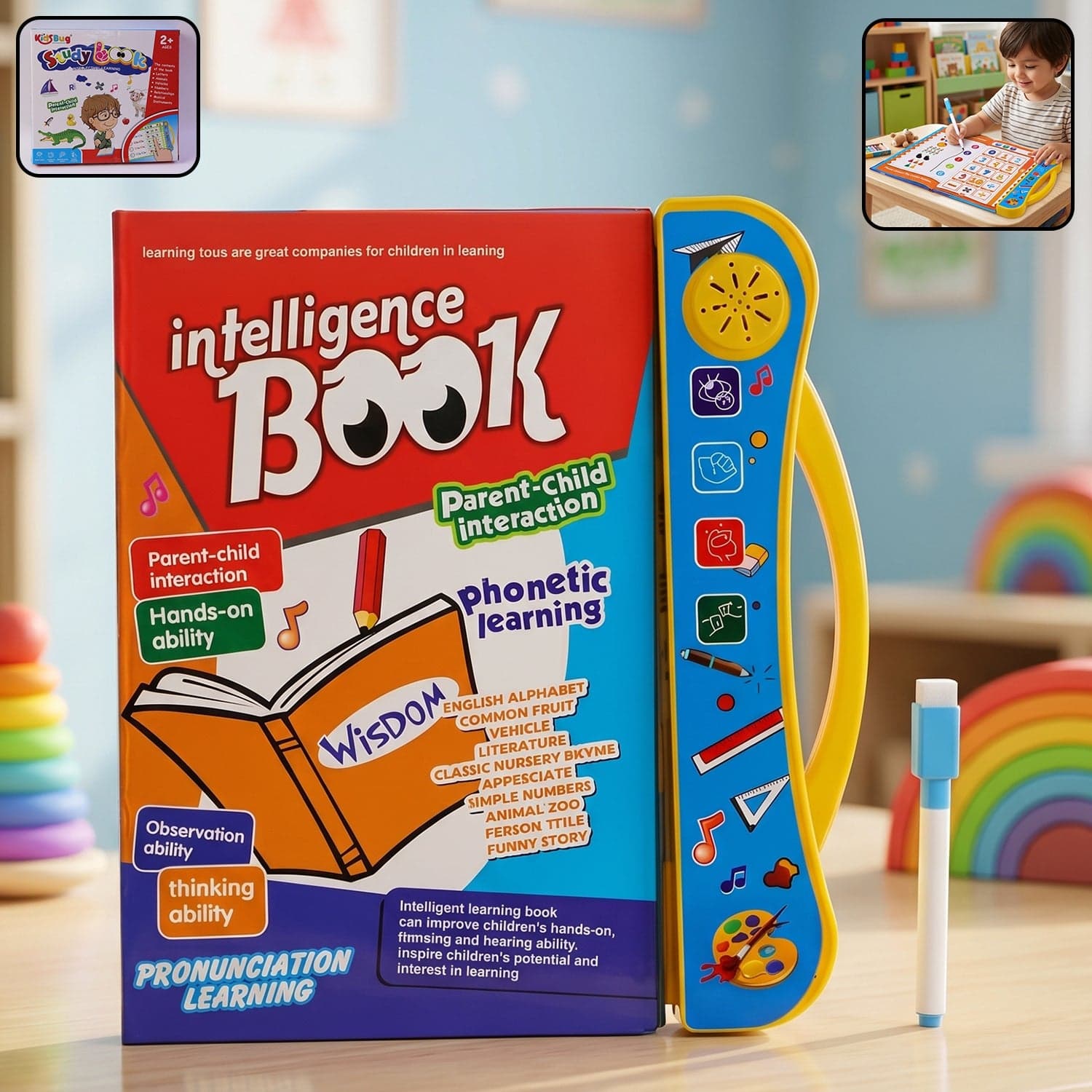 Kids Learning Sound Book the Interactive Phonics & Numbers Fun thumbnail 3