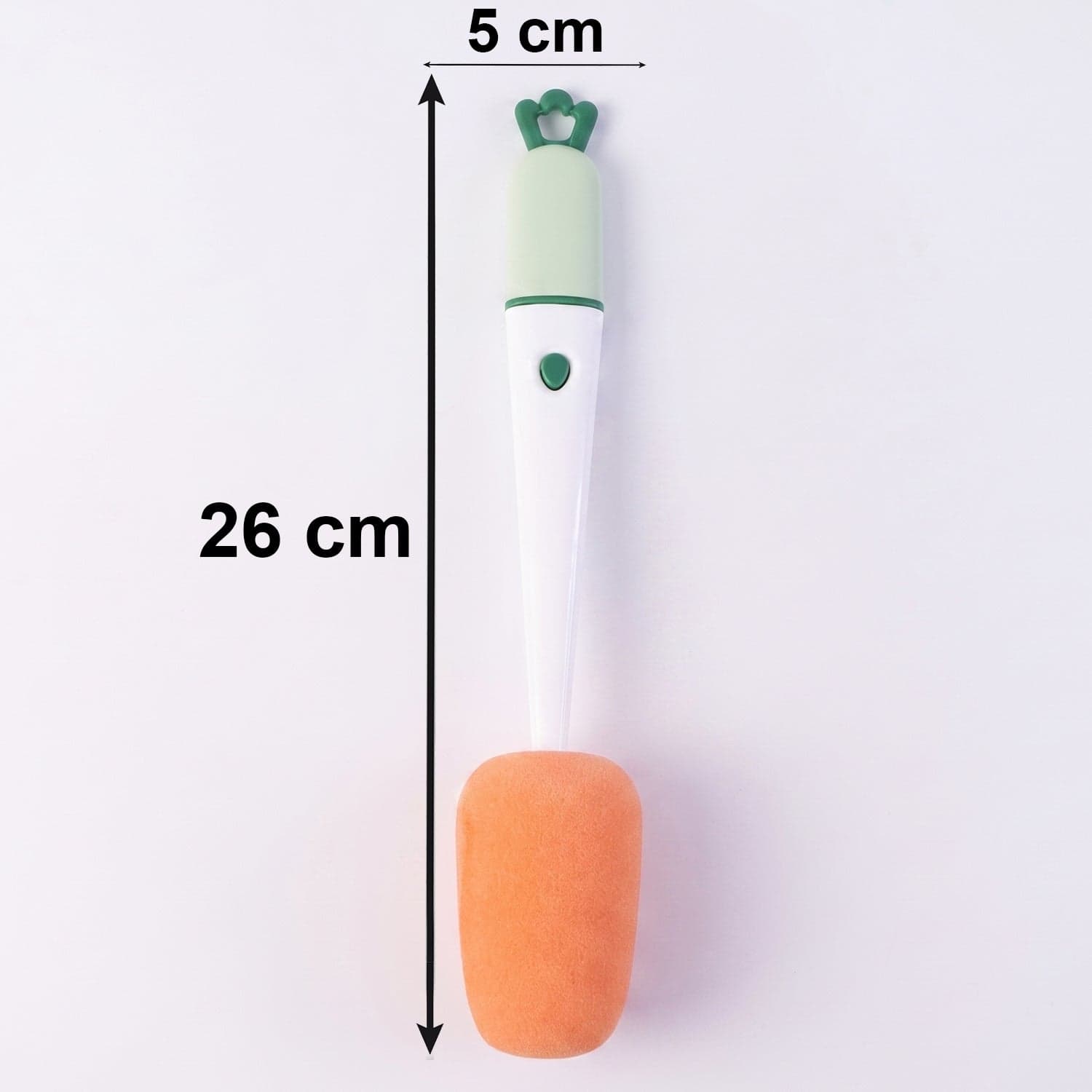 3 in 1 Carrot Bottle Cleaning Brush the Multipurpose Water Bottle Scrubber thumbnail 6