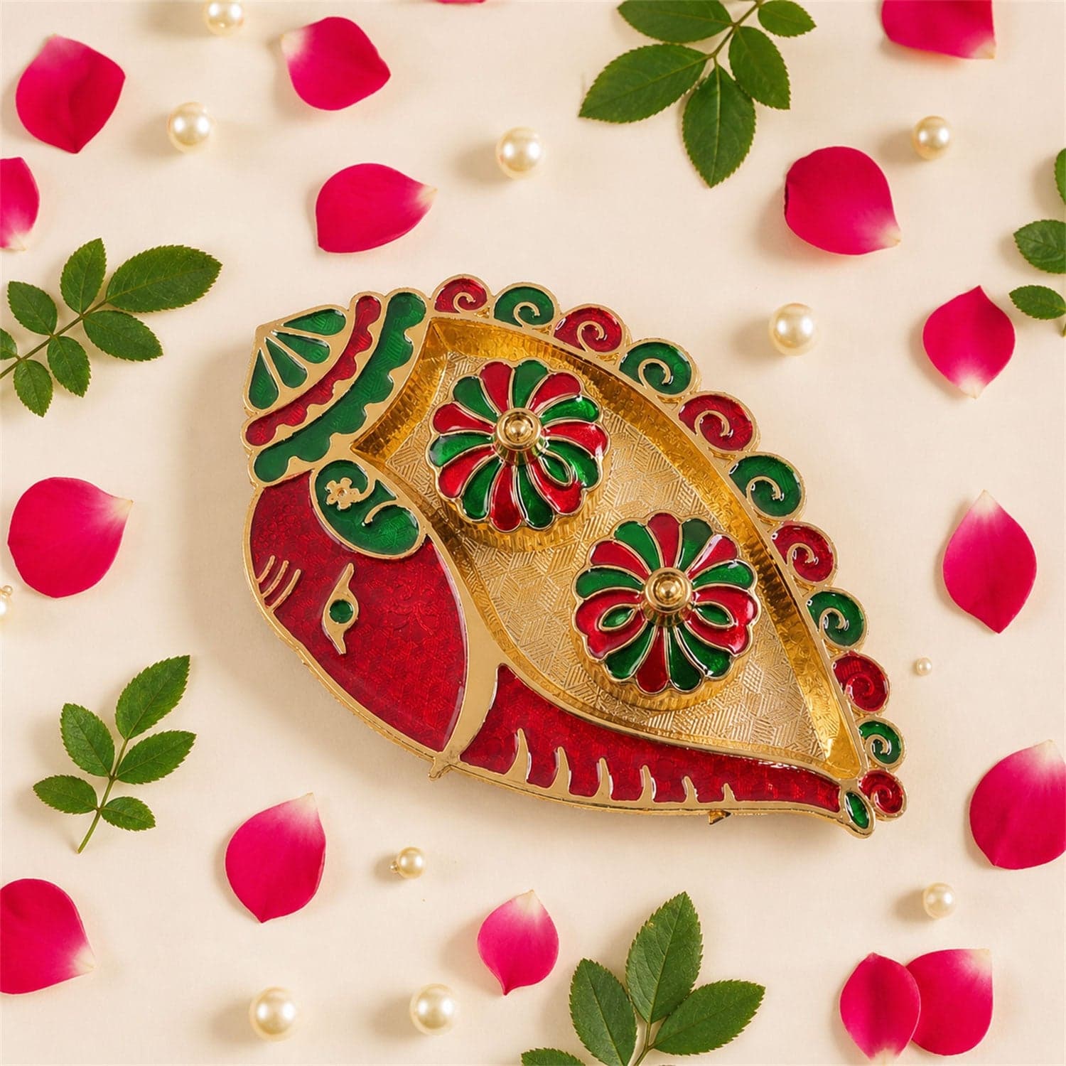Kankavati Kumkum Holder the Elegant Traditional Puja Accessory thumbnail 4