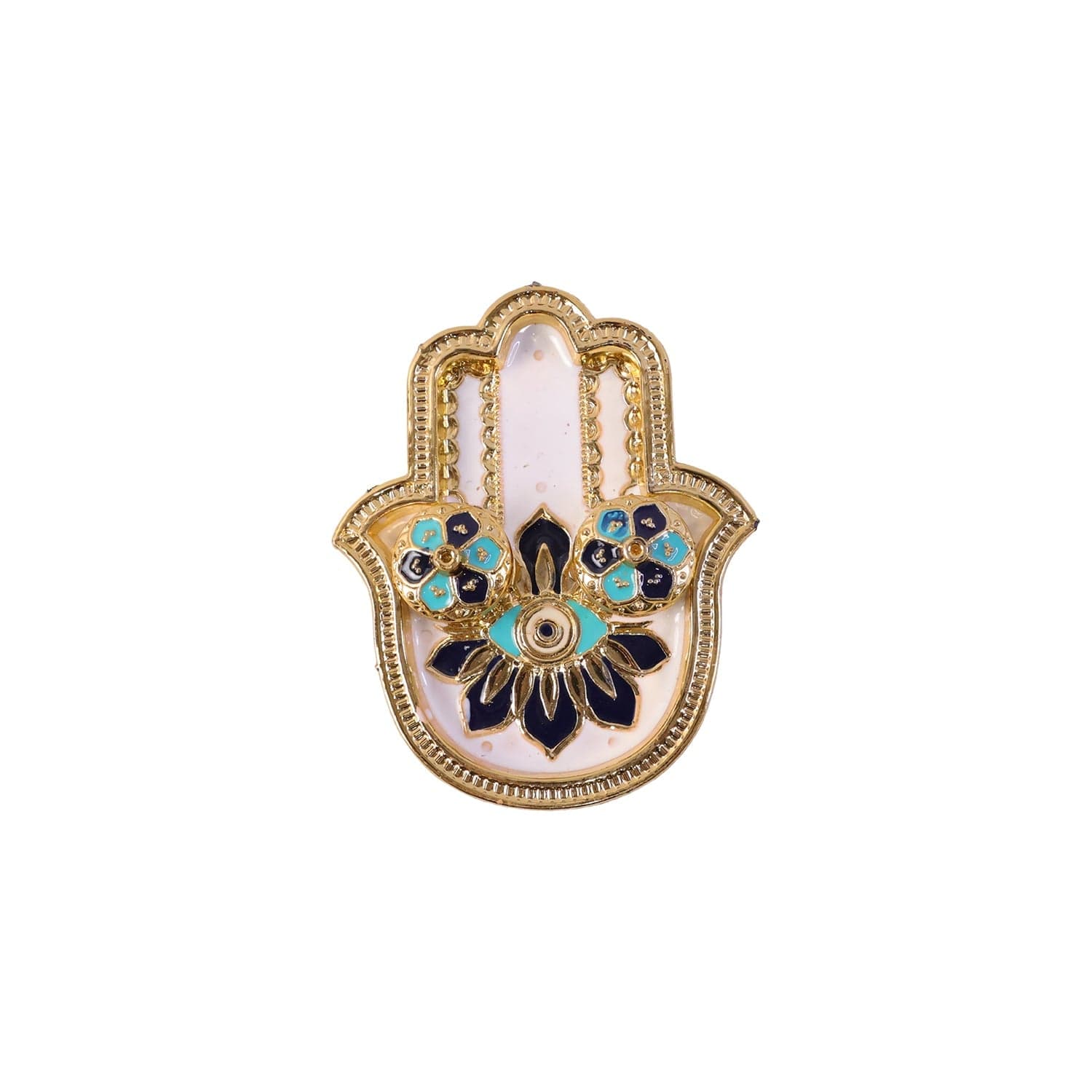 Hand Shaped Kankavati the Elegant Puja Storage with Enamel Work thumbnail 5