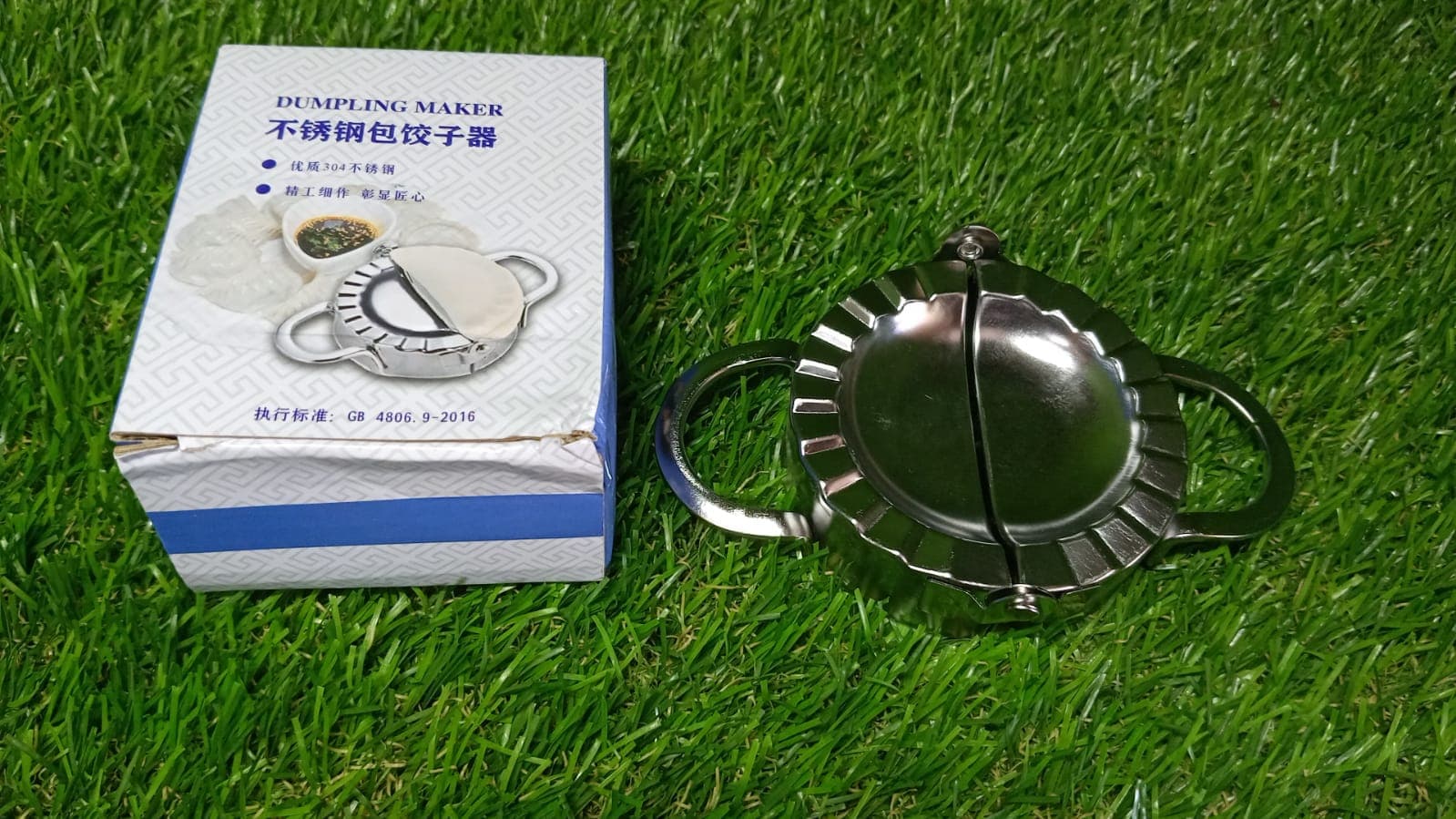 Stainless Steel Dumpling Maker, Dough Cutter Pie Mold Tool. thumbnail 10