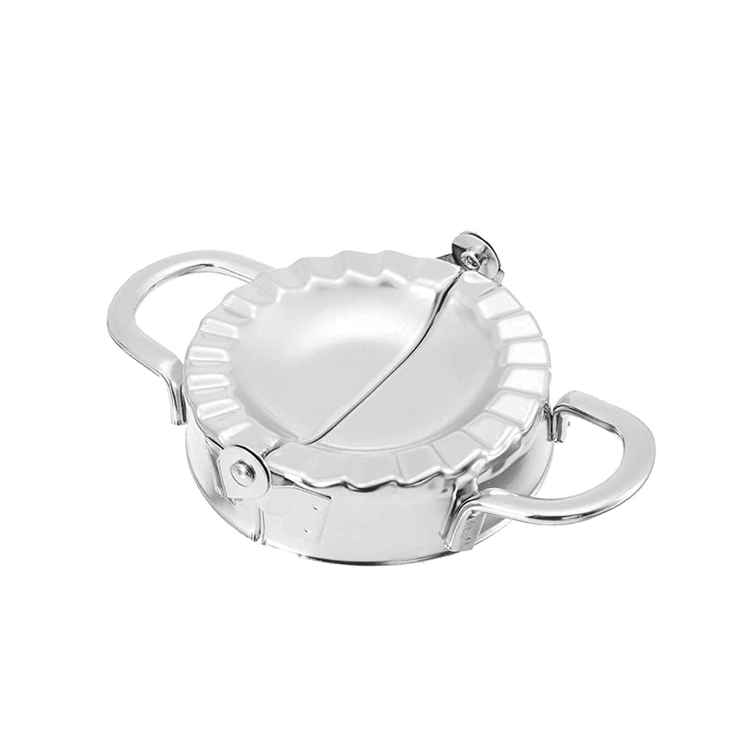 Stainless Steel Dumpling Maker, Dough Cutter Pie Mold Tool. thumbnail 4