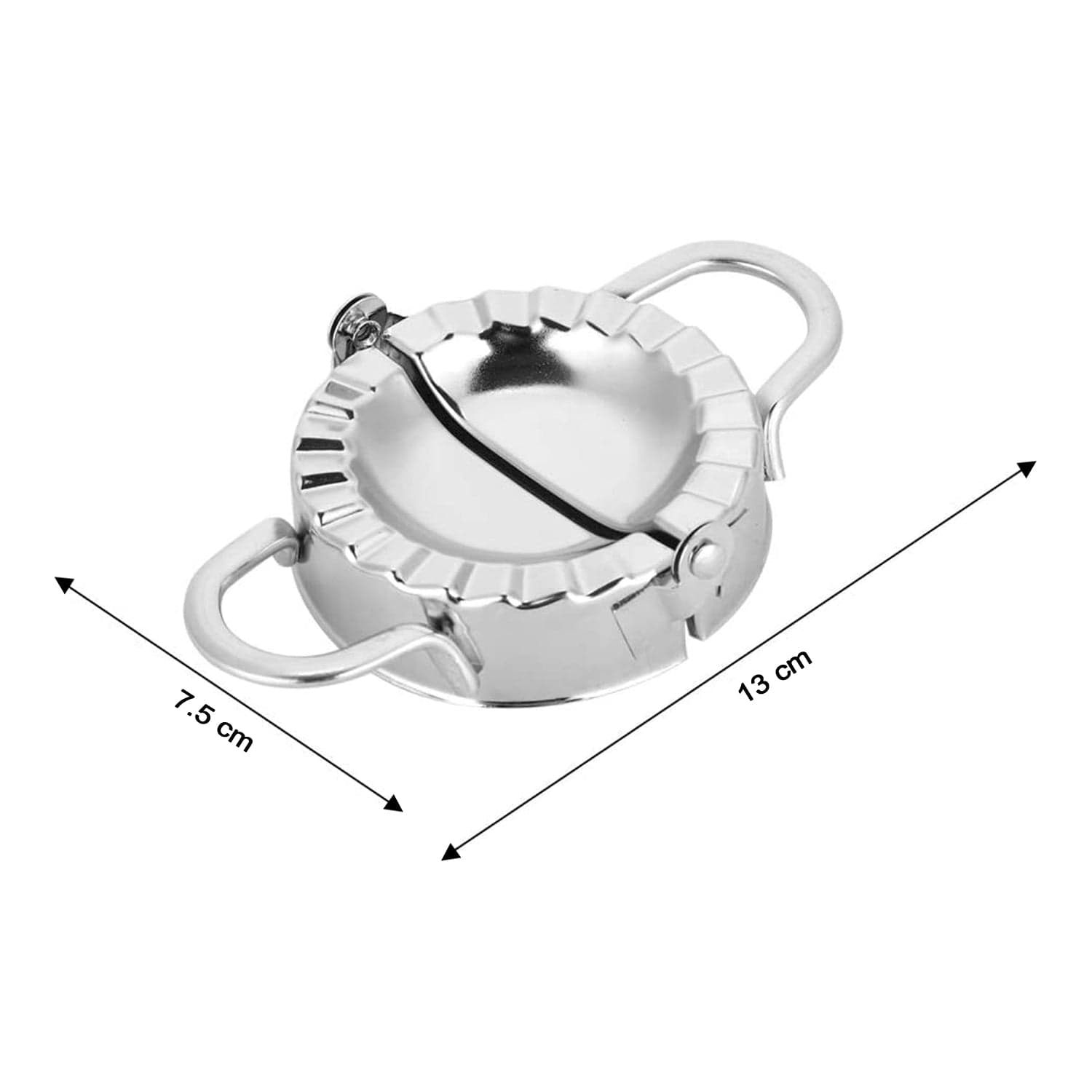 Stainless Steel Dumpling Maker, Dough Cutter Pie Mold Tool. thumbnail 5