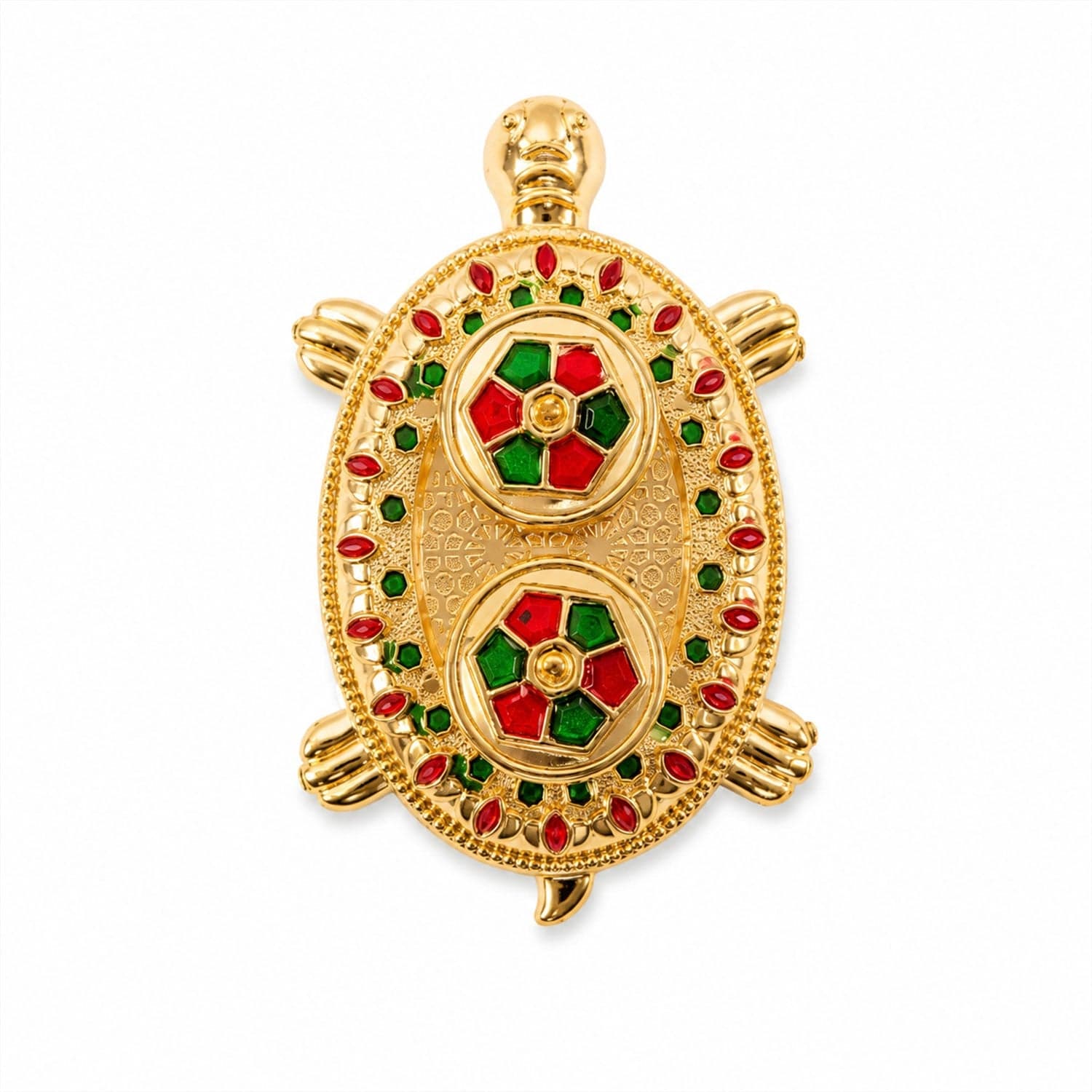 Kumkum Holder the Tortoise Shape for Puja & Rituals with Twin Compartments thumbnail 5